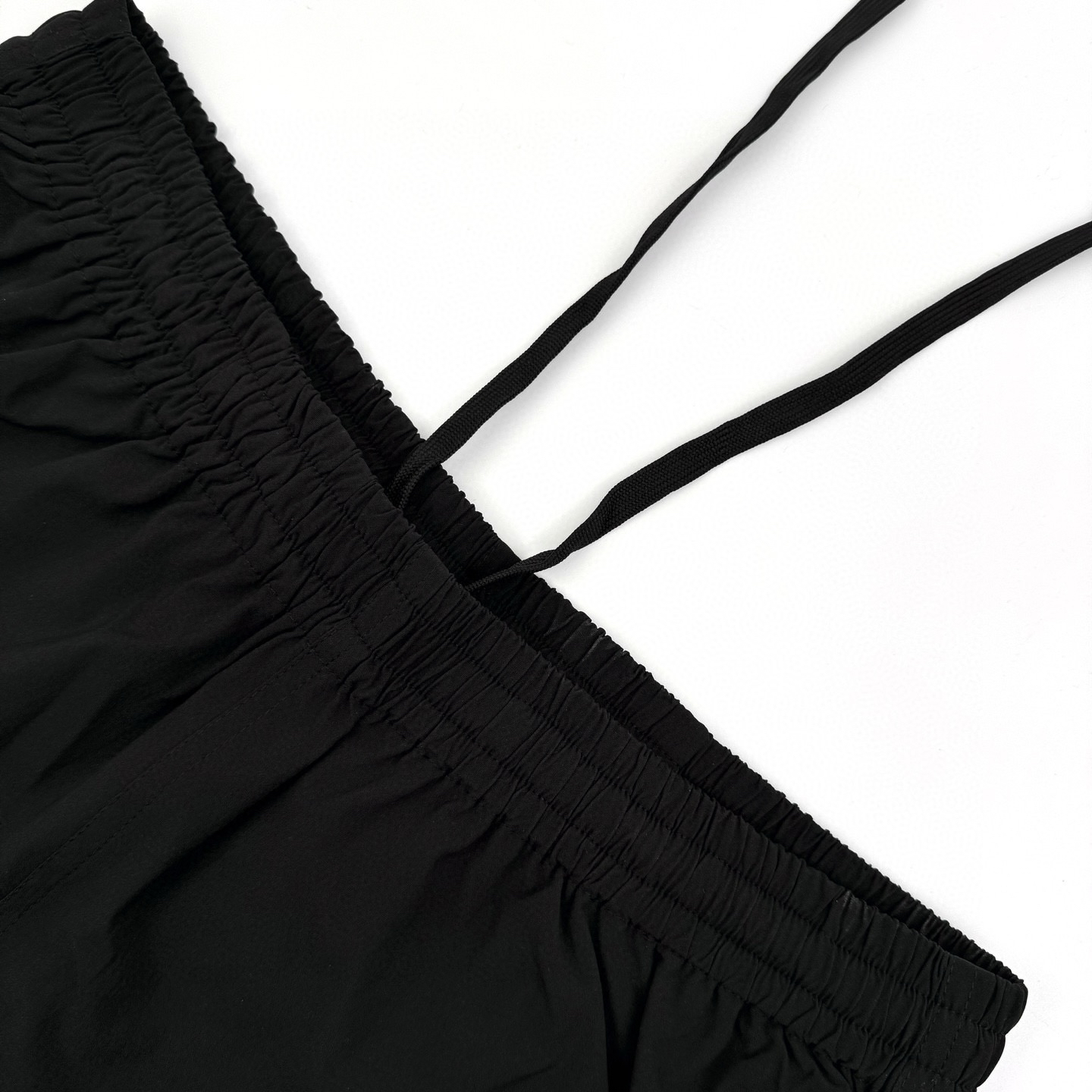 Black embroidered trousers