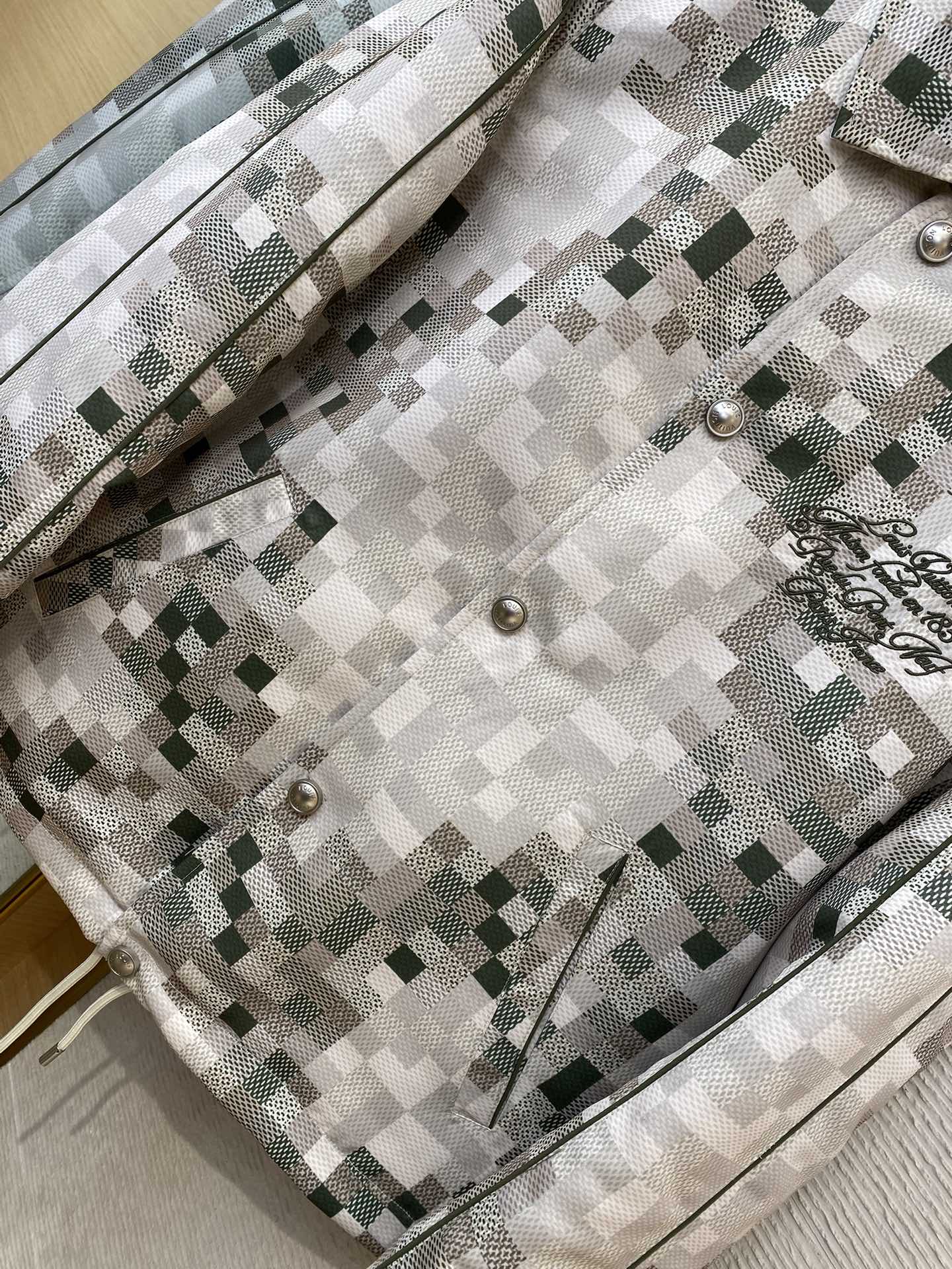 Year of the Snake Limited Edition Plaid Embroidered Coat Jacket