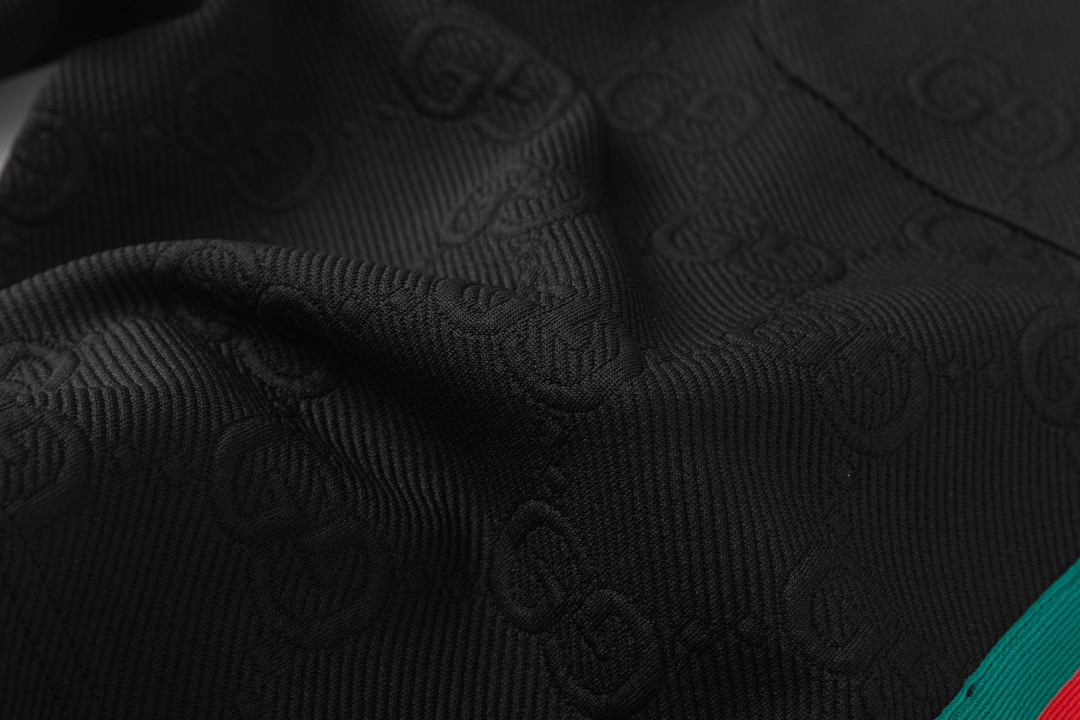 Double G Embroidery Side Stripe Shorts