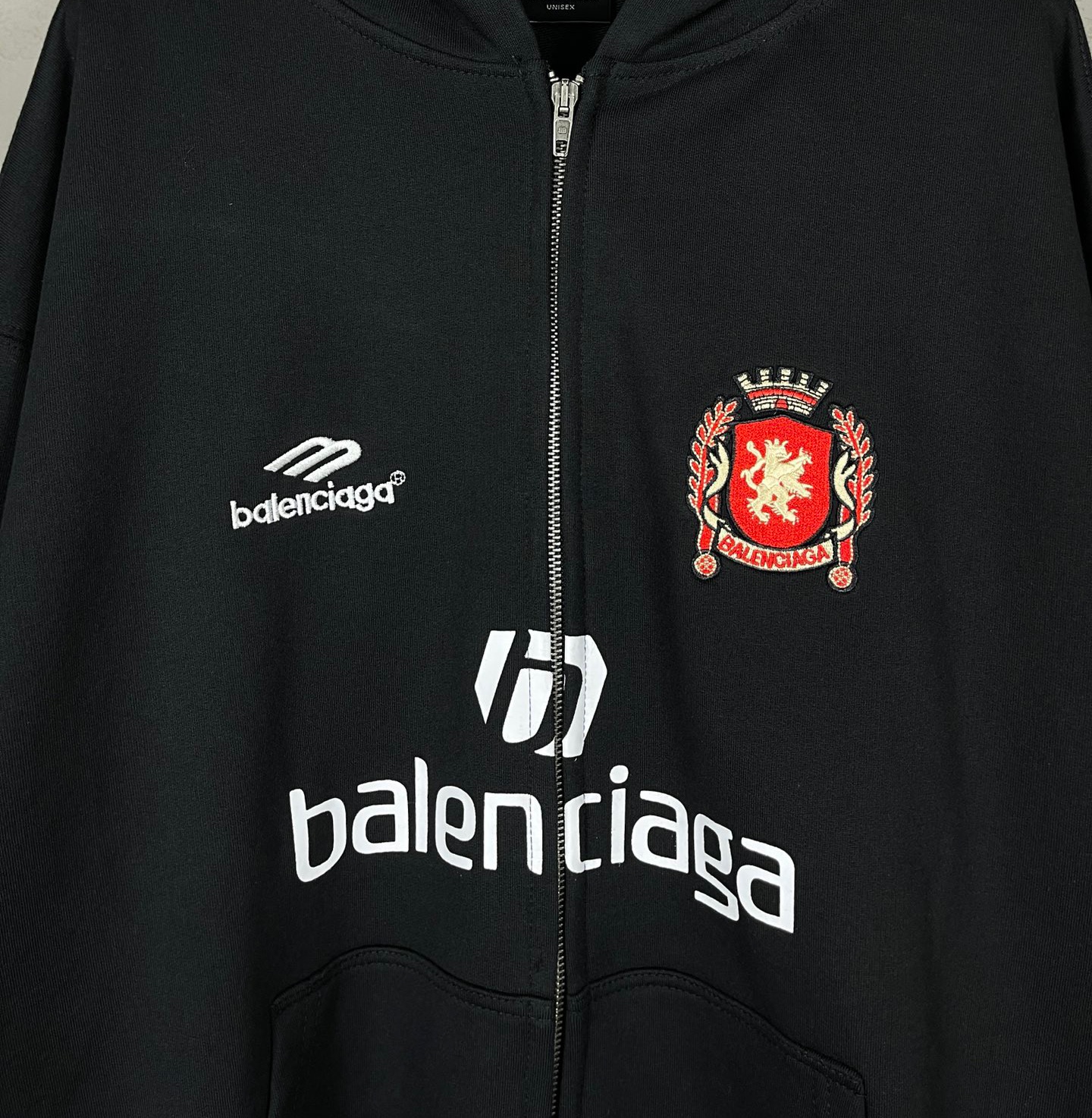 Manchester United embroidered zip-up hoodie