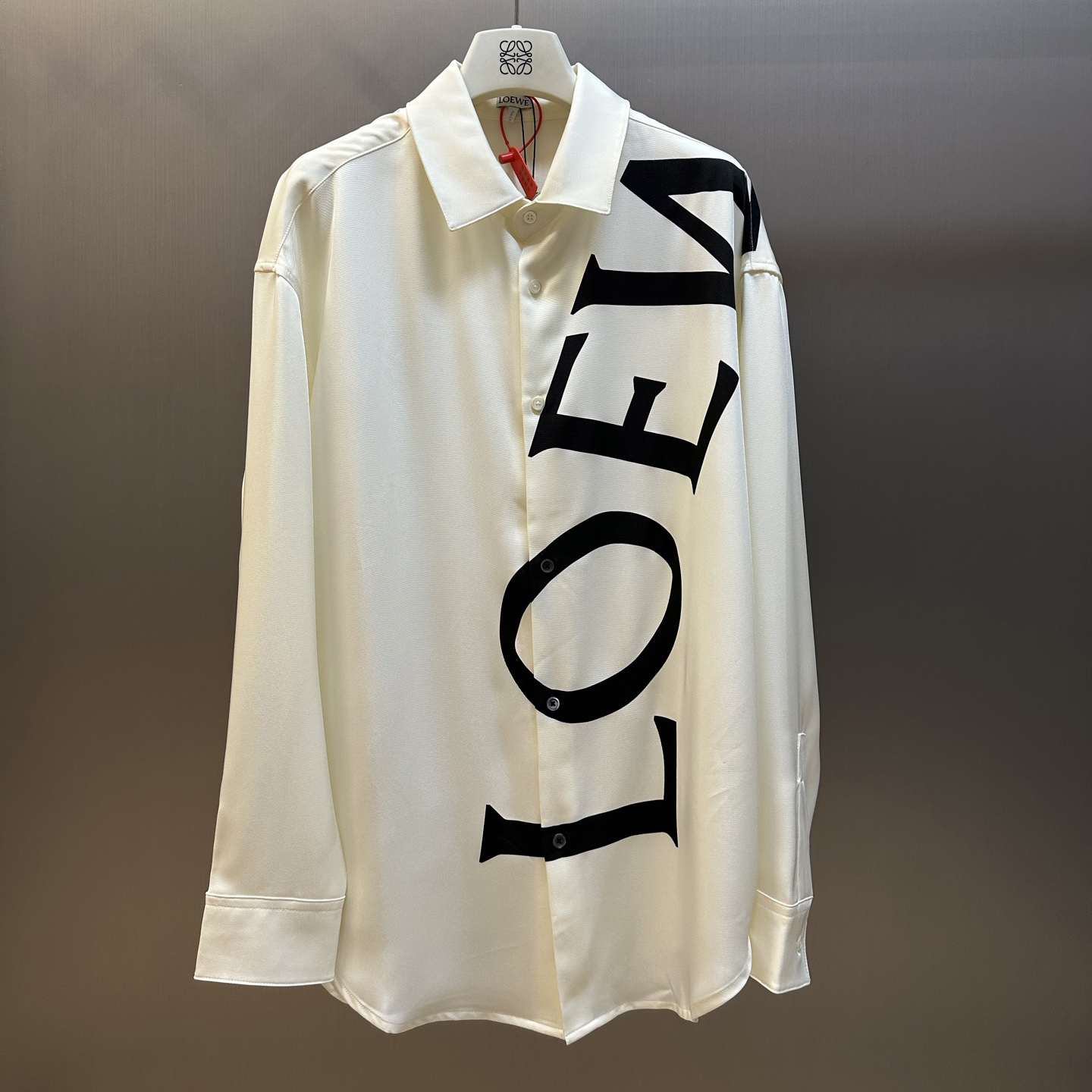 Printed Loose-Fit Long Sleeve Shirt