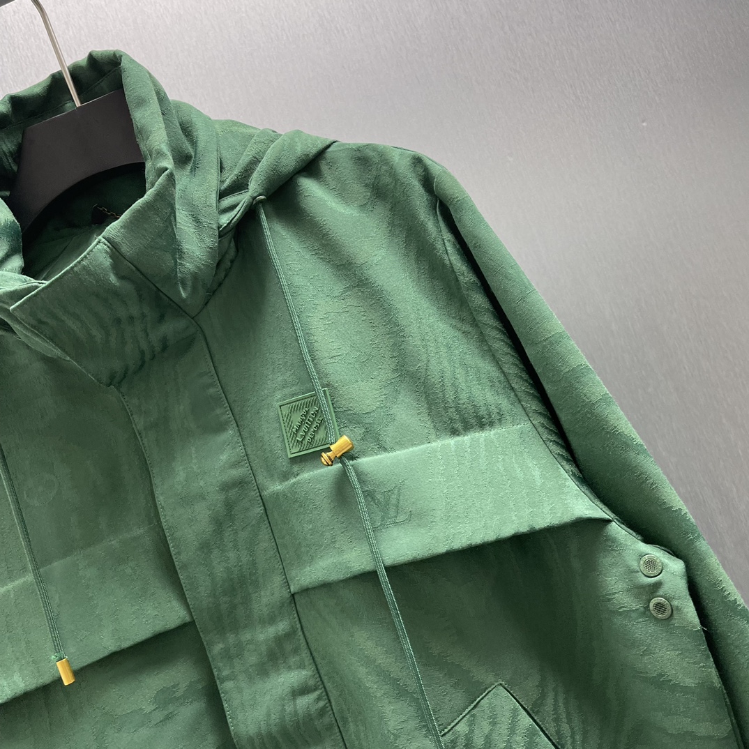 Tree Ring Jacquard Windproof Jacket