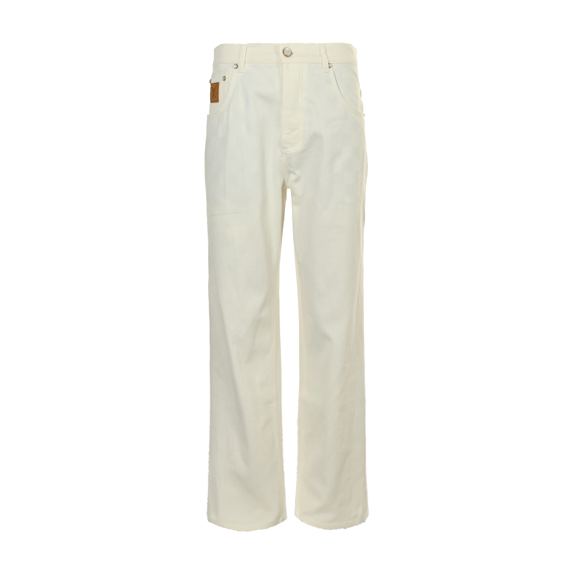 25SS pocket embroidered denim trousers