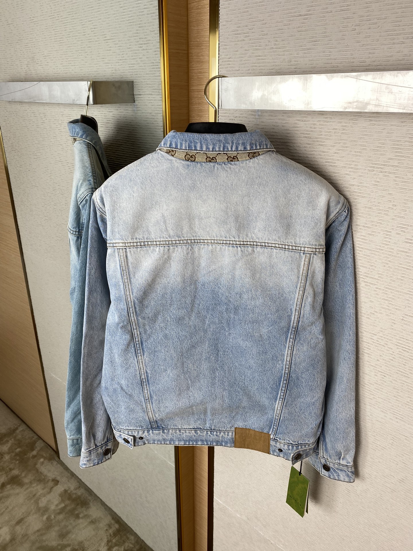 Jacquard Reversible Denim Jacket
