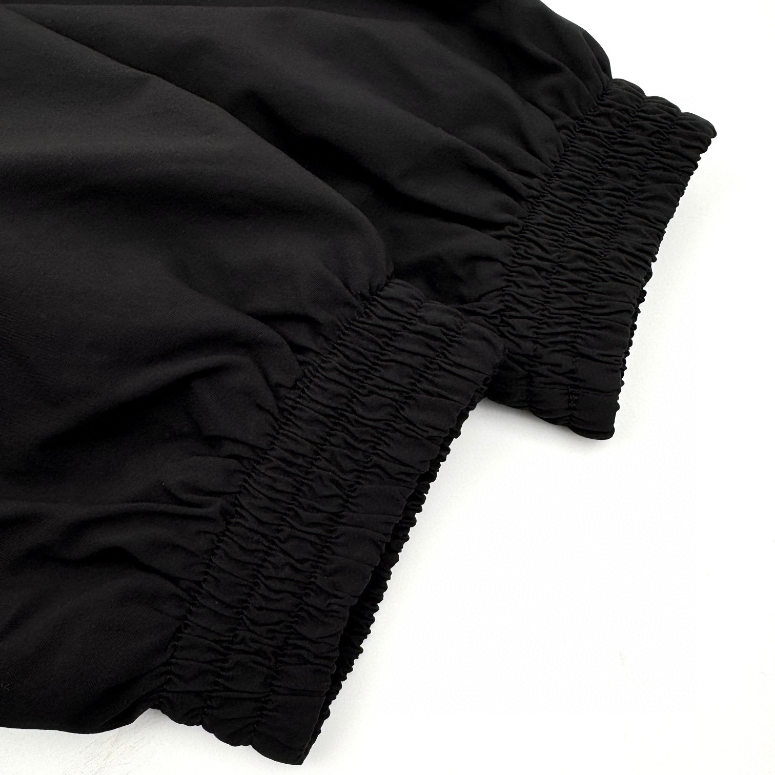 Black Embroidered Zip-Up Jacket