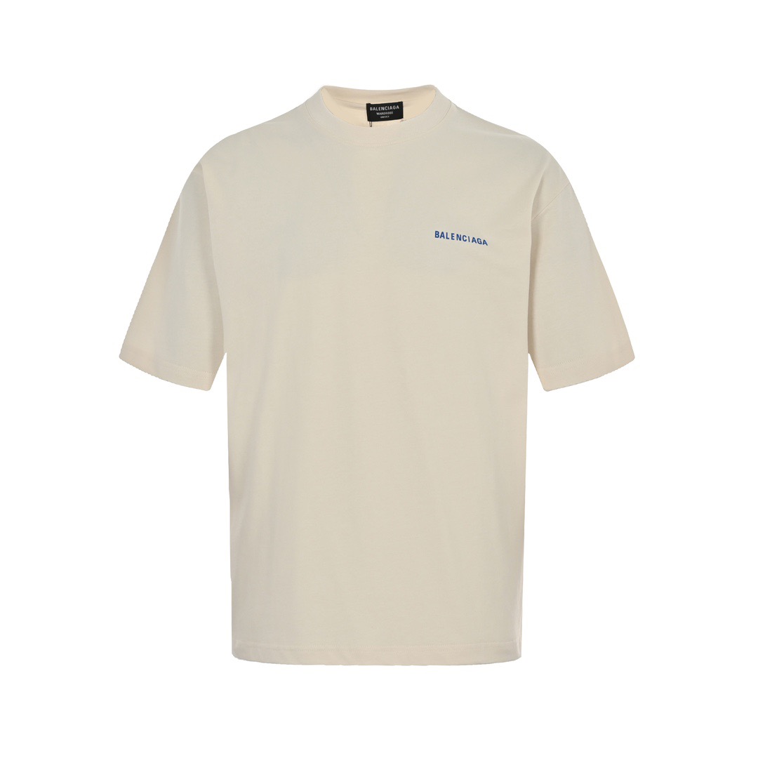 Front and back letter print T-shirt