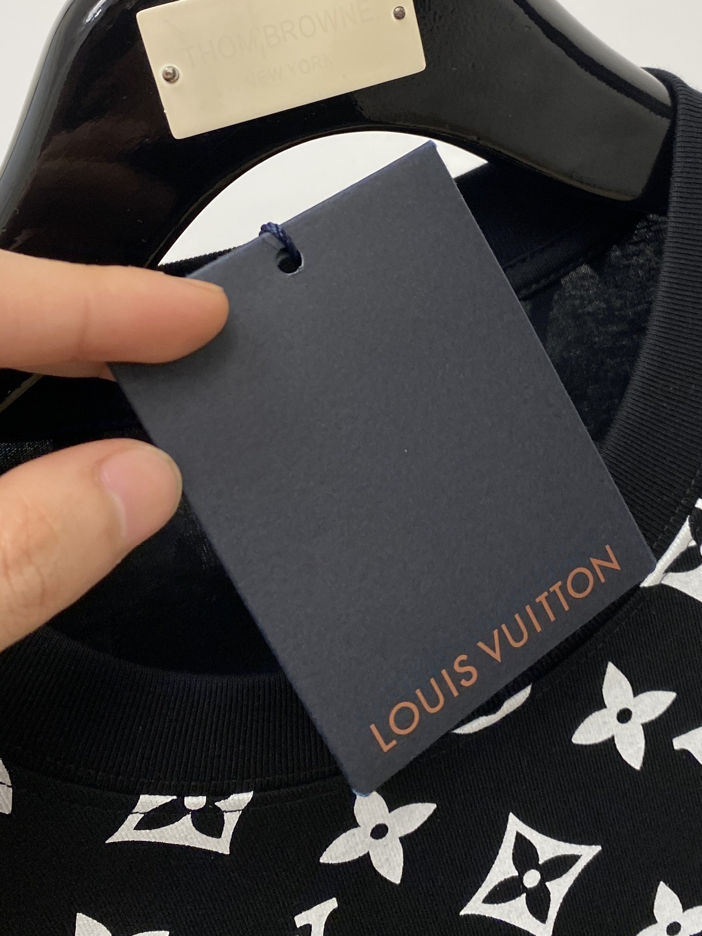 All-over Printed Flame Cloud Crew Neck T-Shirt