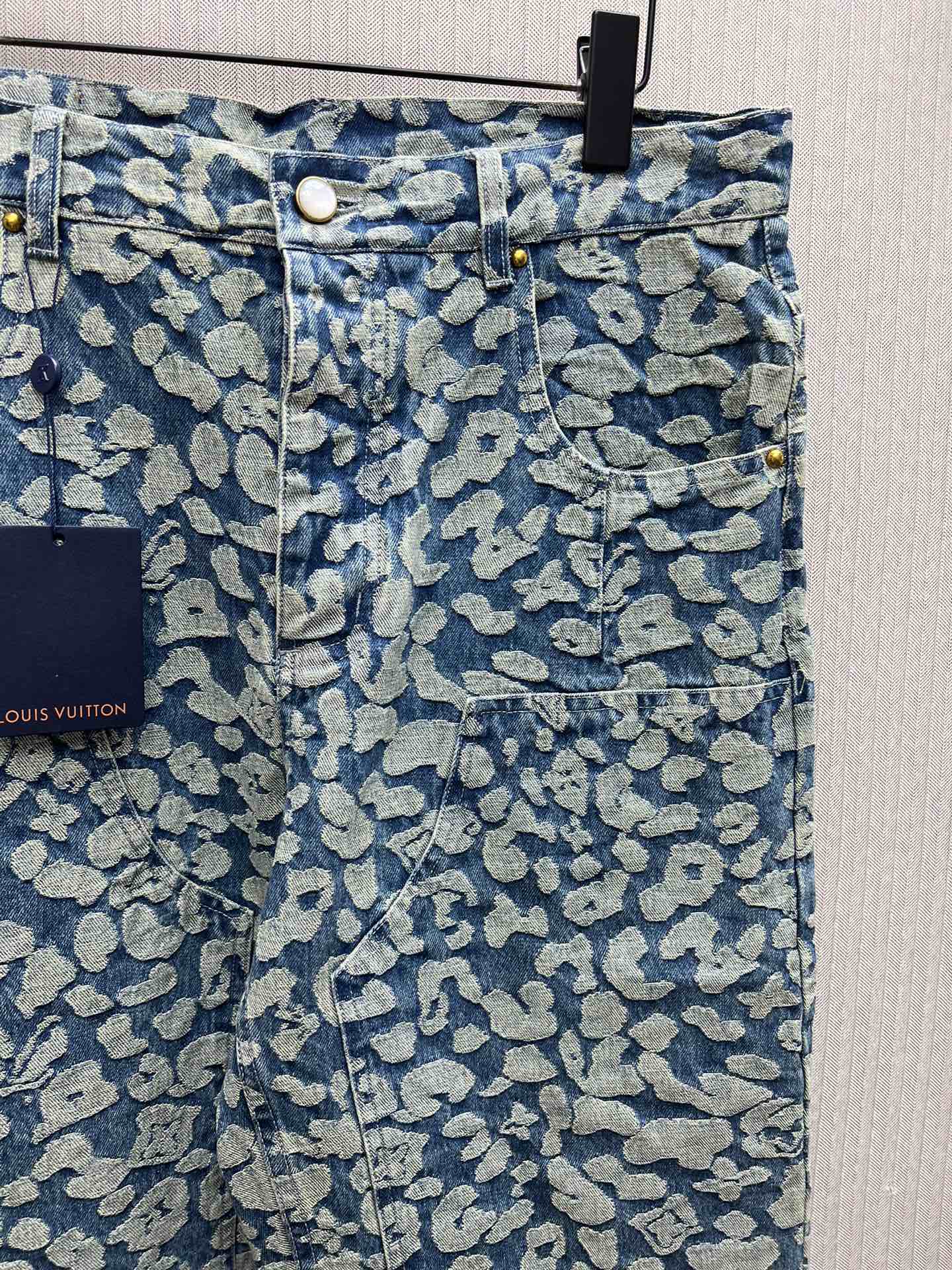 25SS New Washed Utility Denim Pants