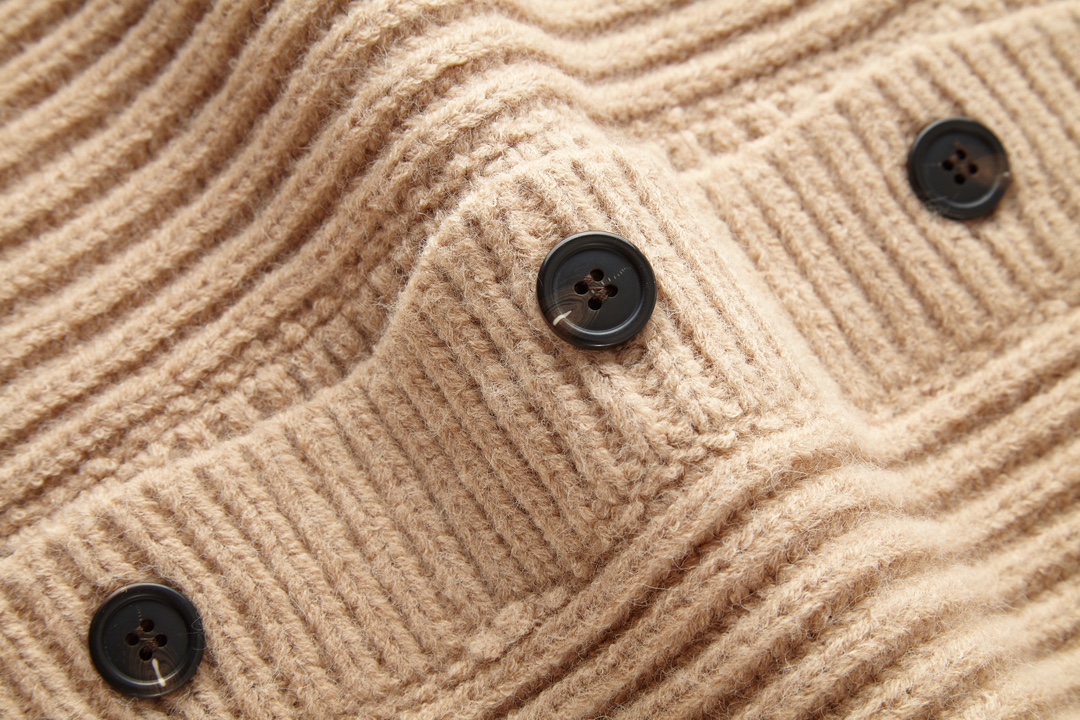 Embroidered Wool Cardigan