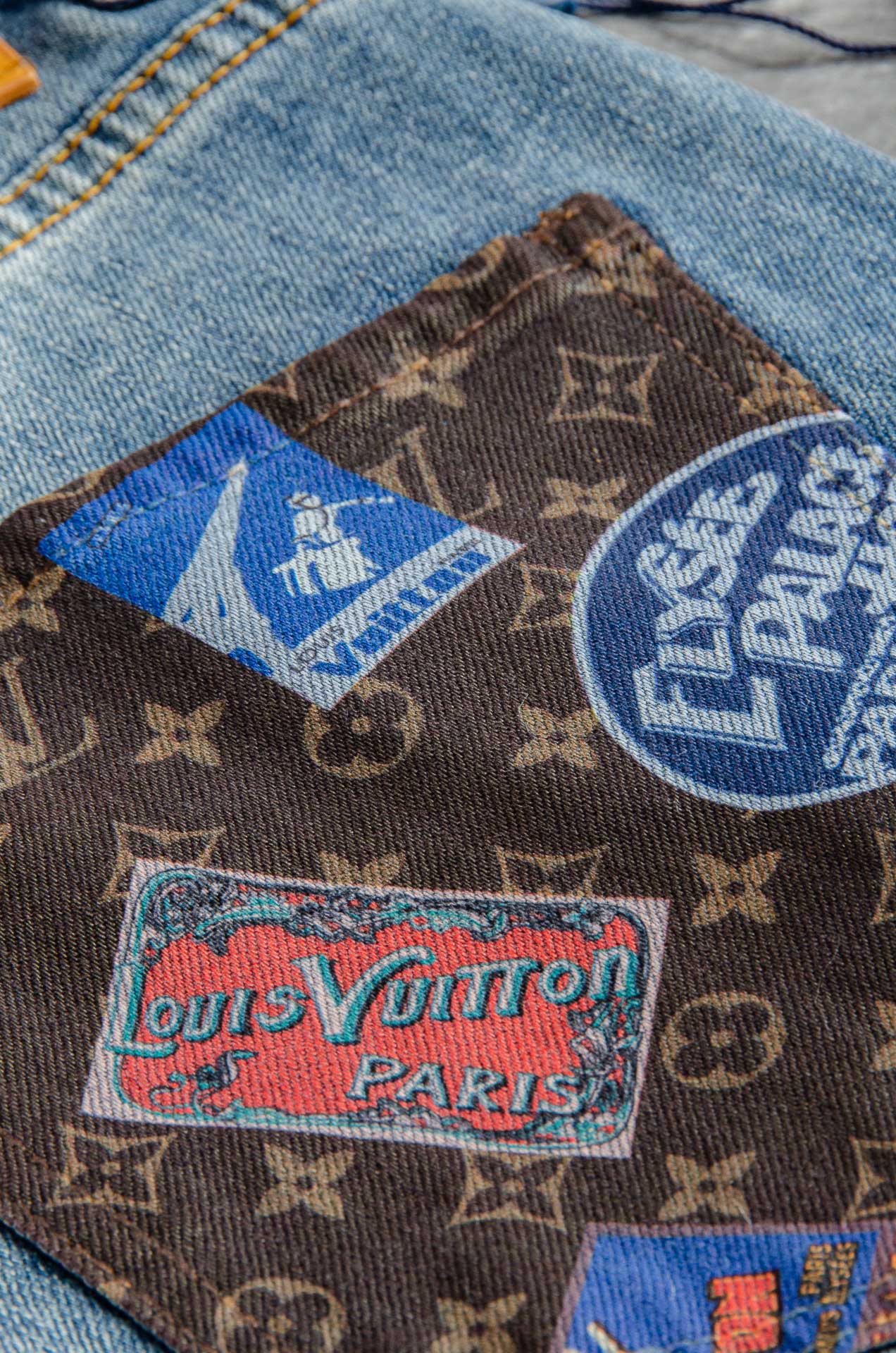 2025SS Men's Fashion Straight-Leg Denim Jeans