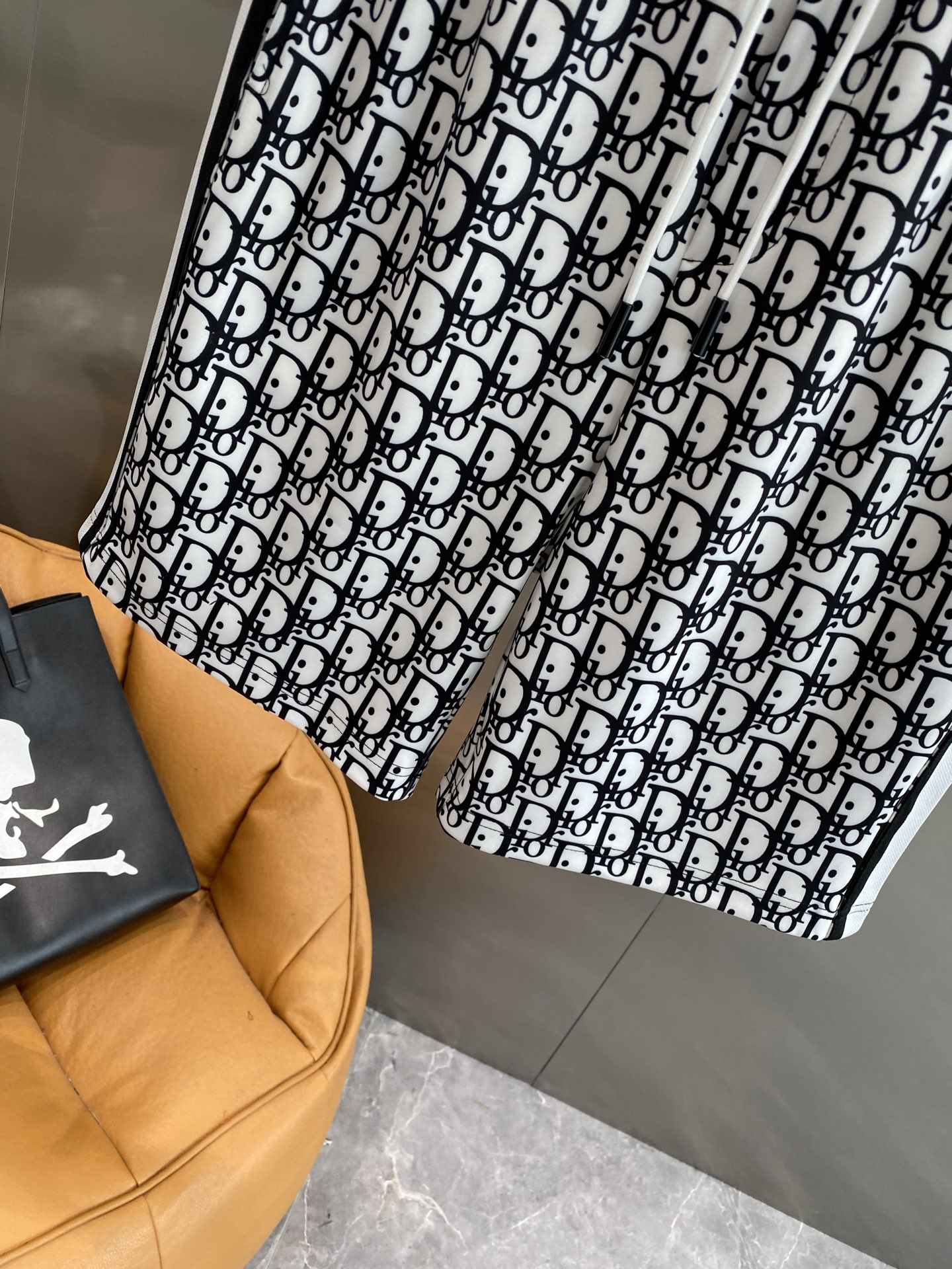 Classic Black and White Shorts