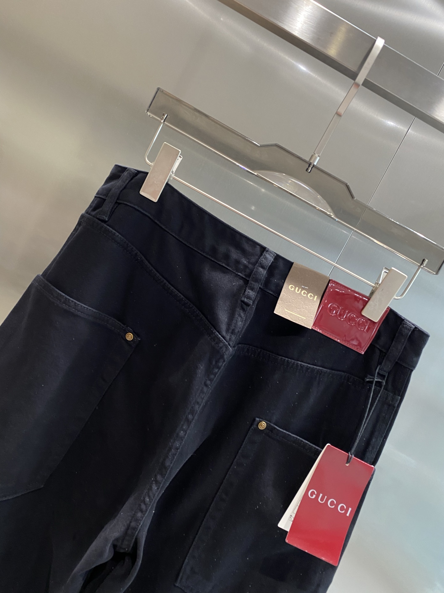 GG Black Denim Jeans