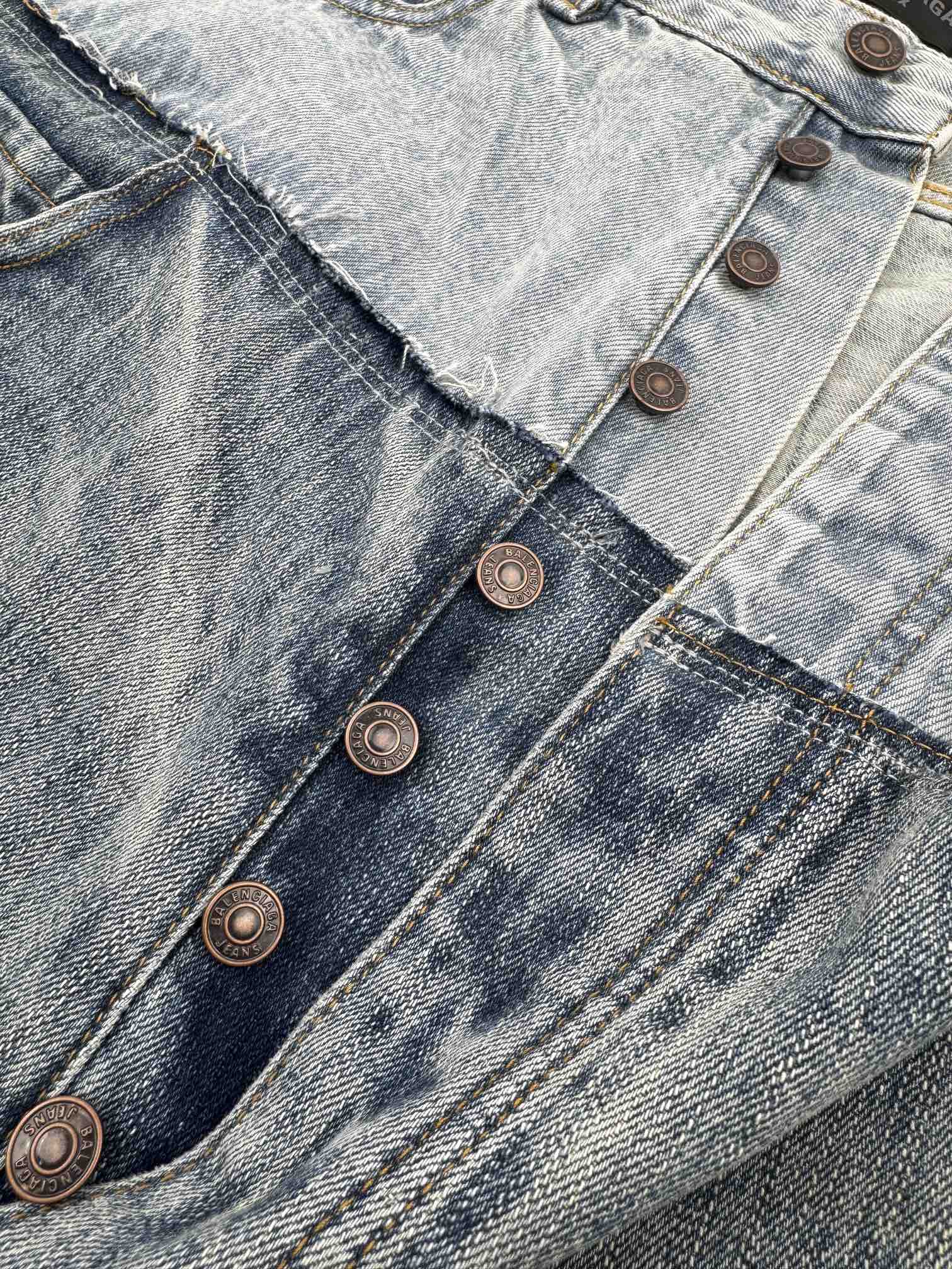 Men's Patch Pocket Denim Jeans