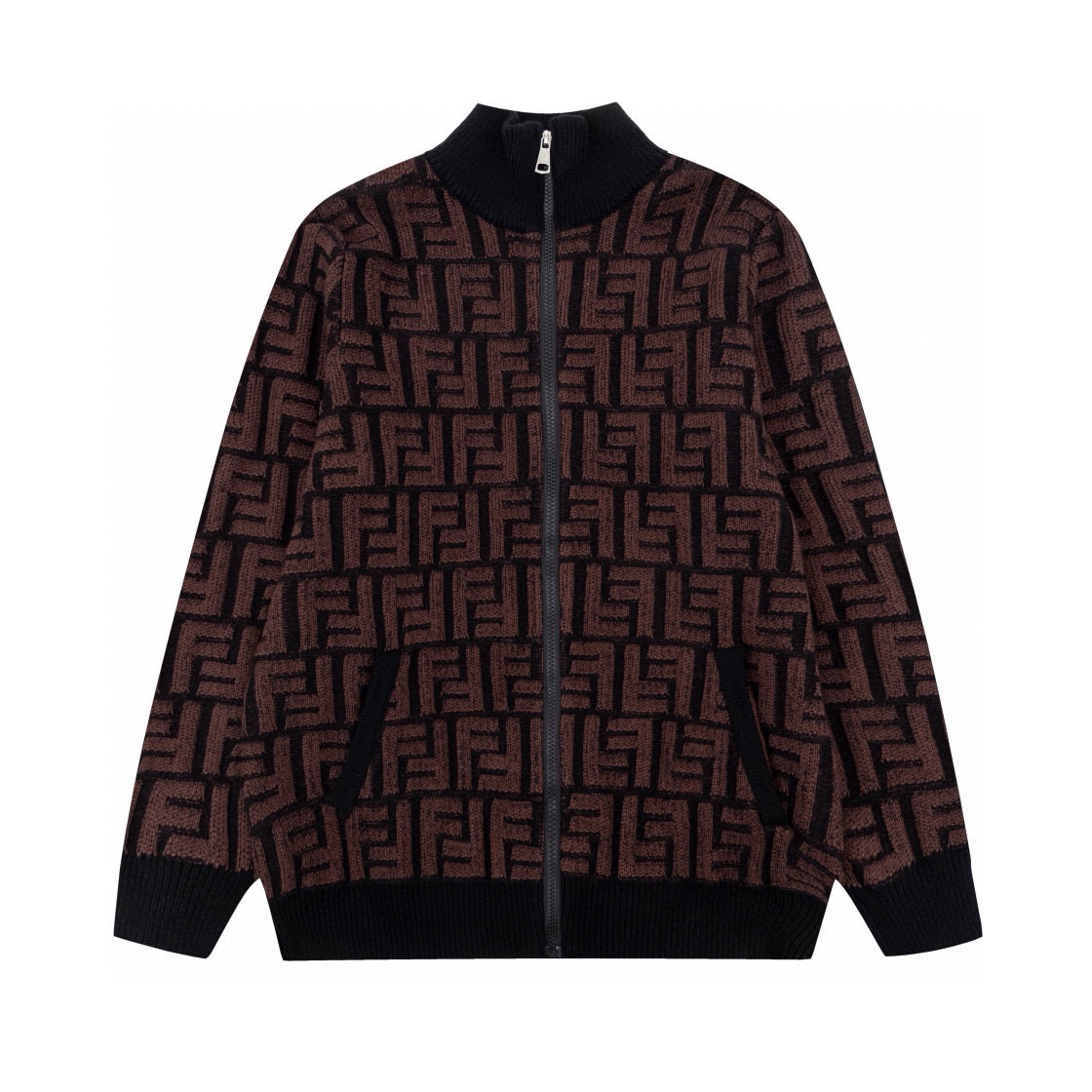FF Print Sweater Jacket
