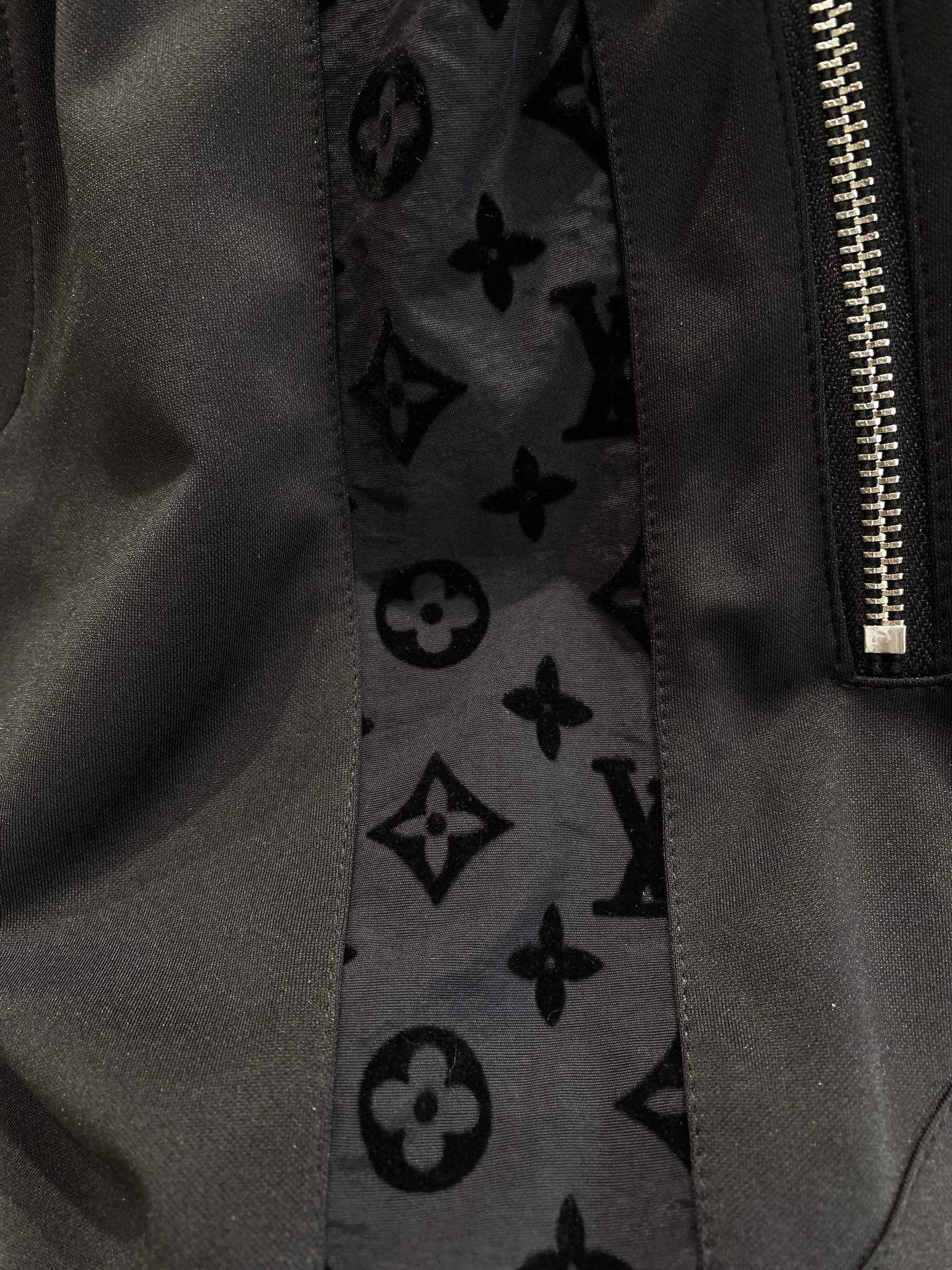 Black Monogram Shorts