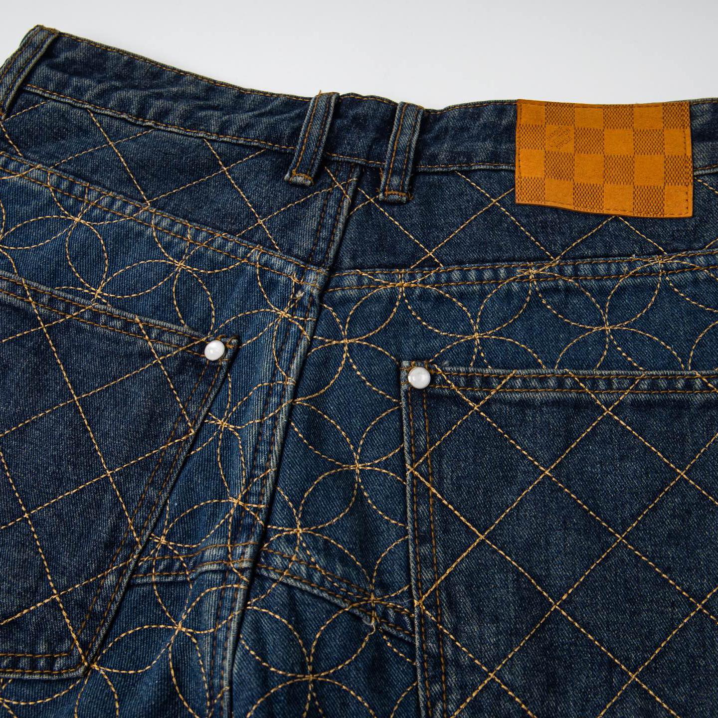 Autumn and winter denim shorts