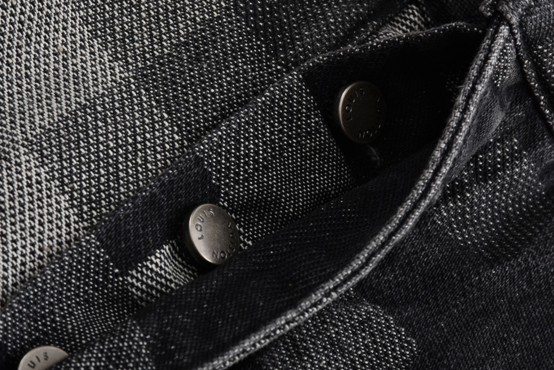 Early Spring Mosaic Checkered Jeans