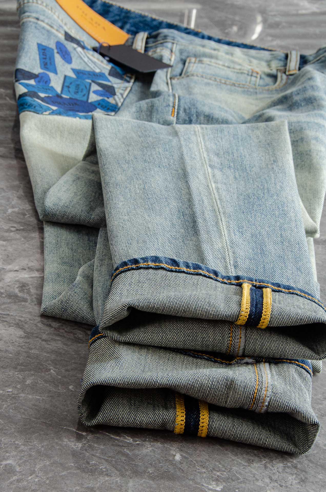 2025SS Men's Fashion Straight-Leg Denim Jeans