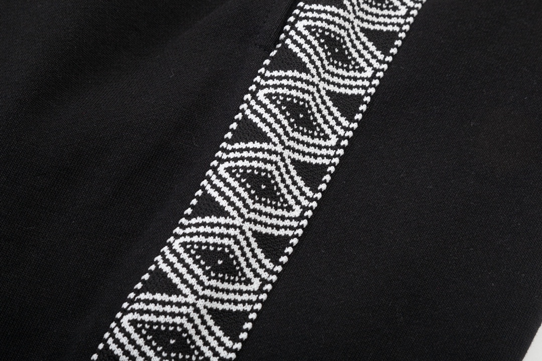 Webbing Splice Embroidered Shorts