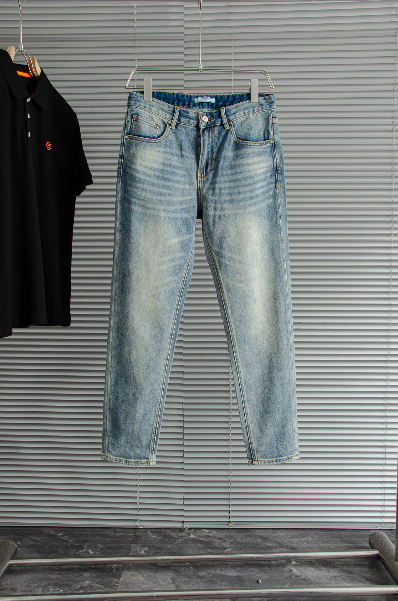2025SS Men's Fashion Straight-Leg Denim Jeans