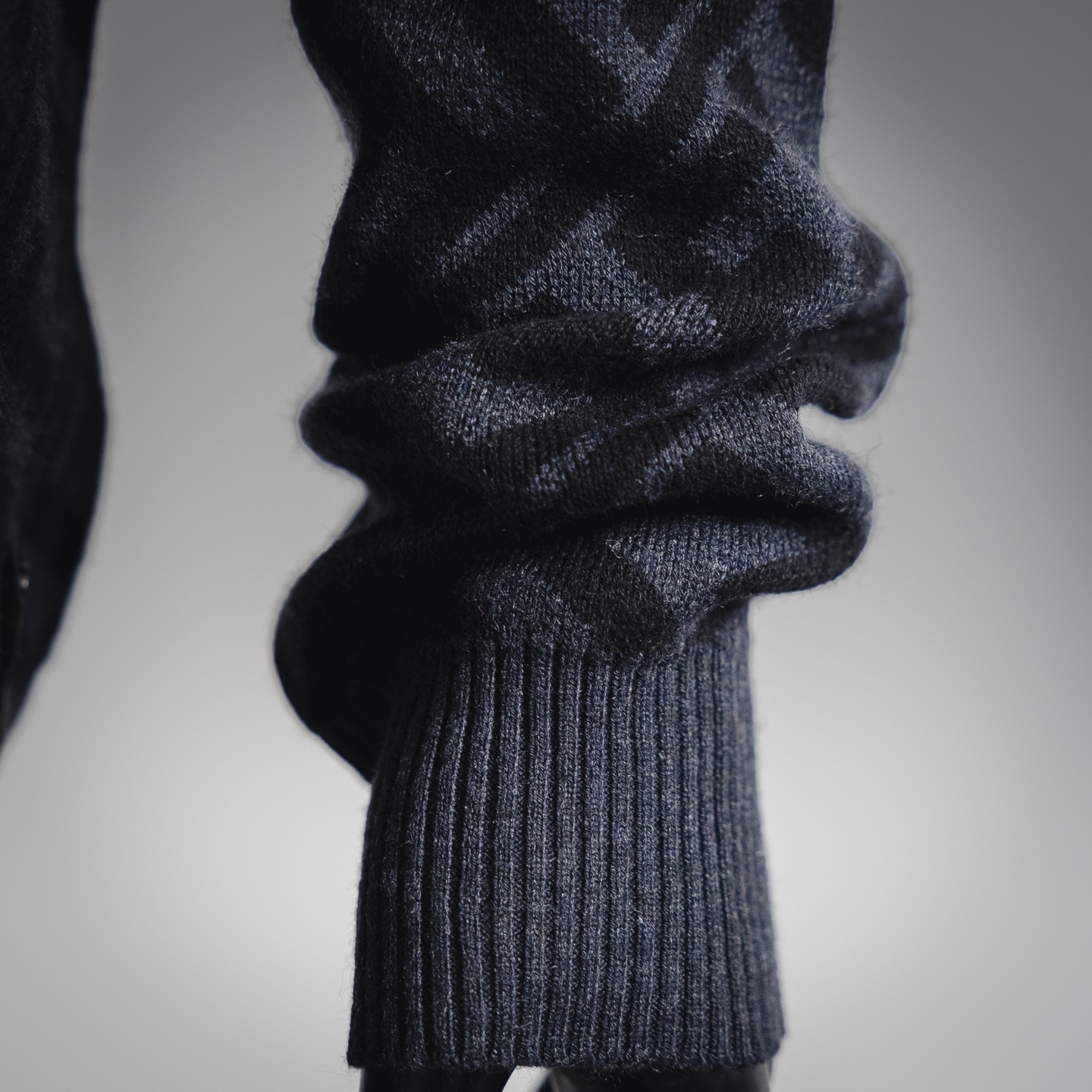 Diagonal Twill FF Pullover Knit Sweater