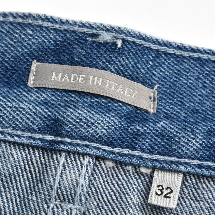 CD 24SS cangeline embroidered denim trousers