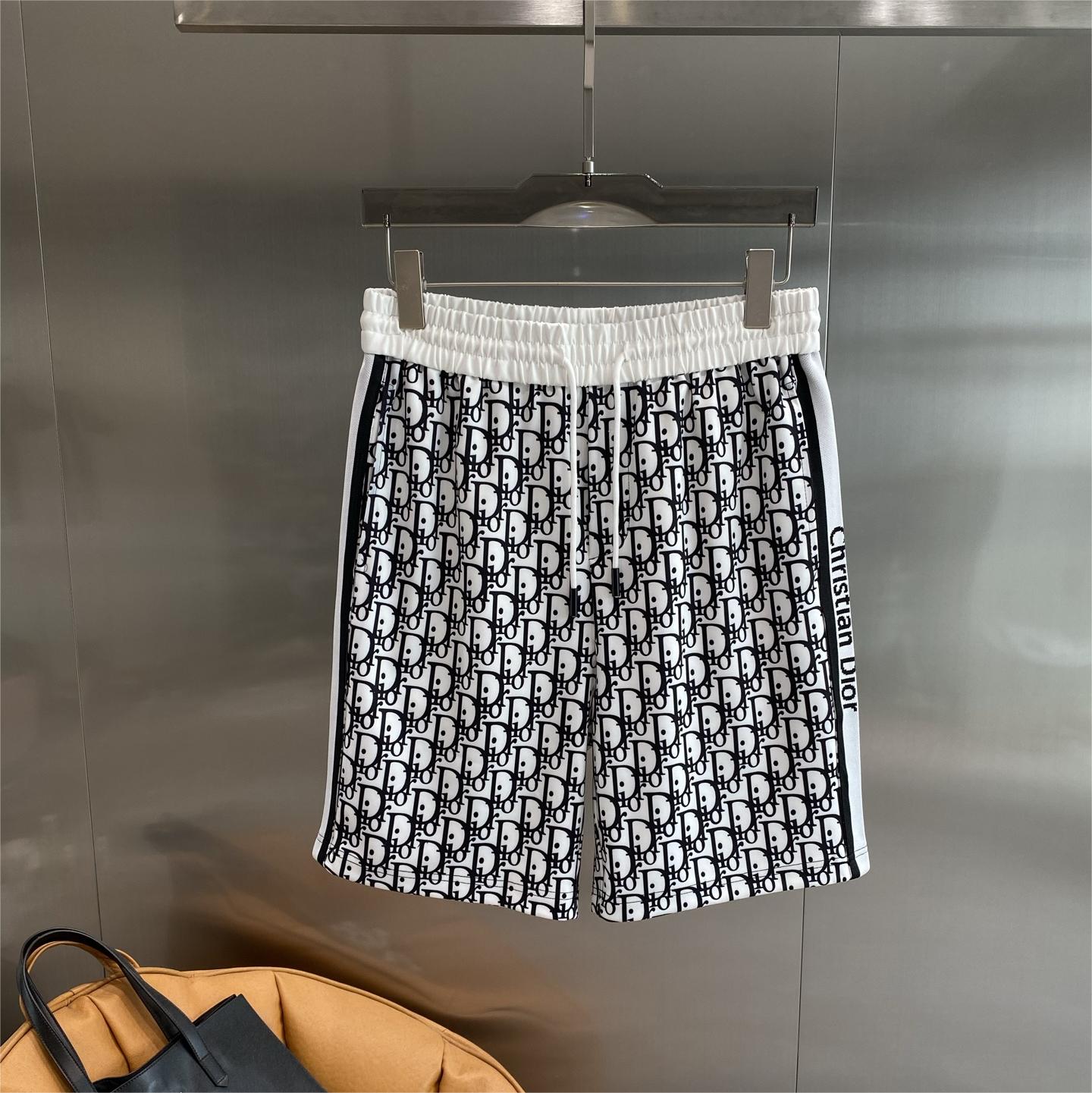 Classic Black and White Shorts