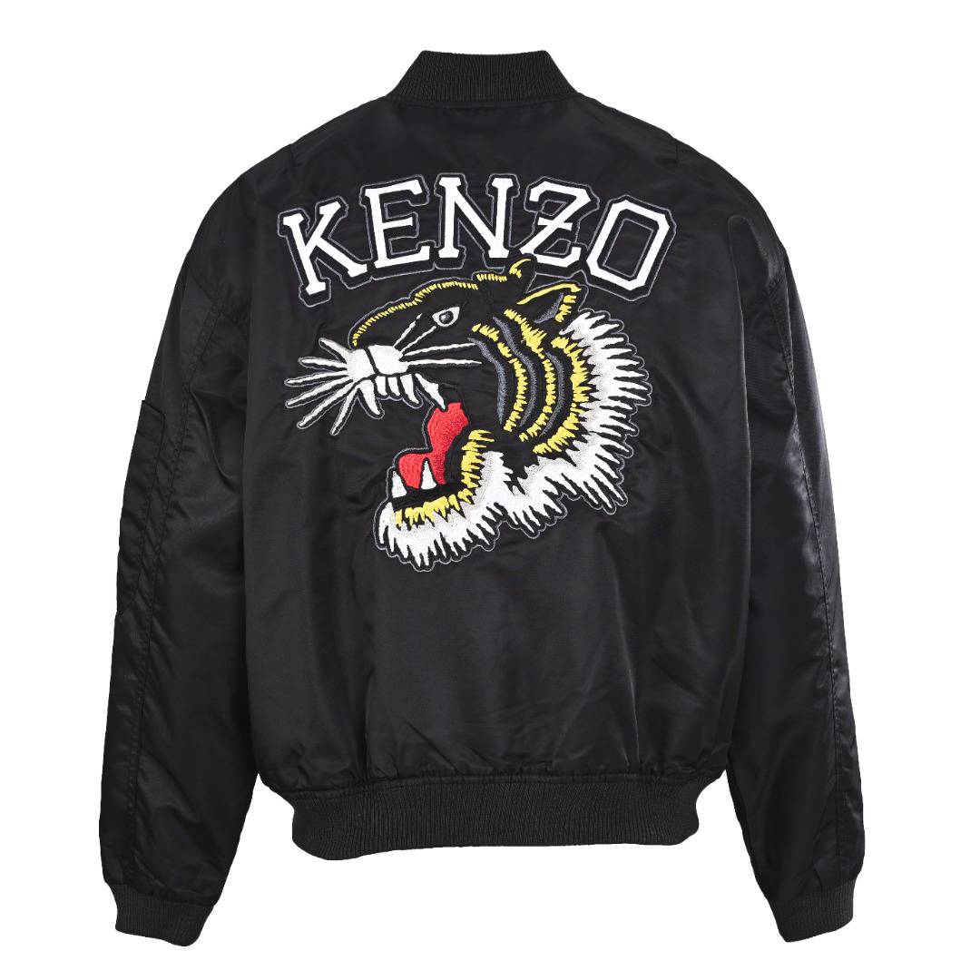 Tiger head embroidered flight suit