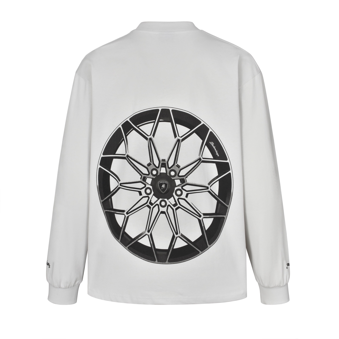 Racing (off-white) crew neck sweatshirt
