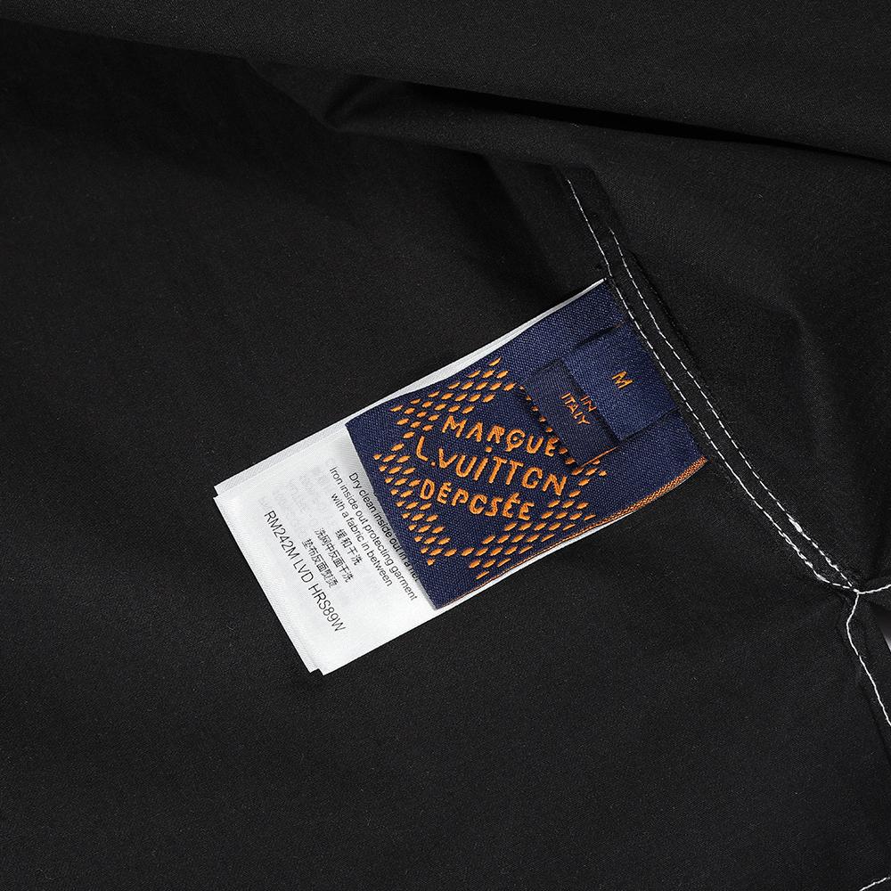 Letter embroidered shirt