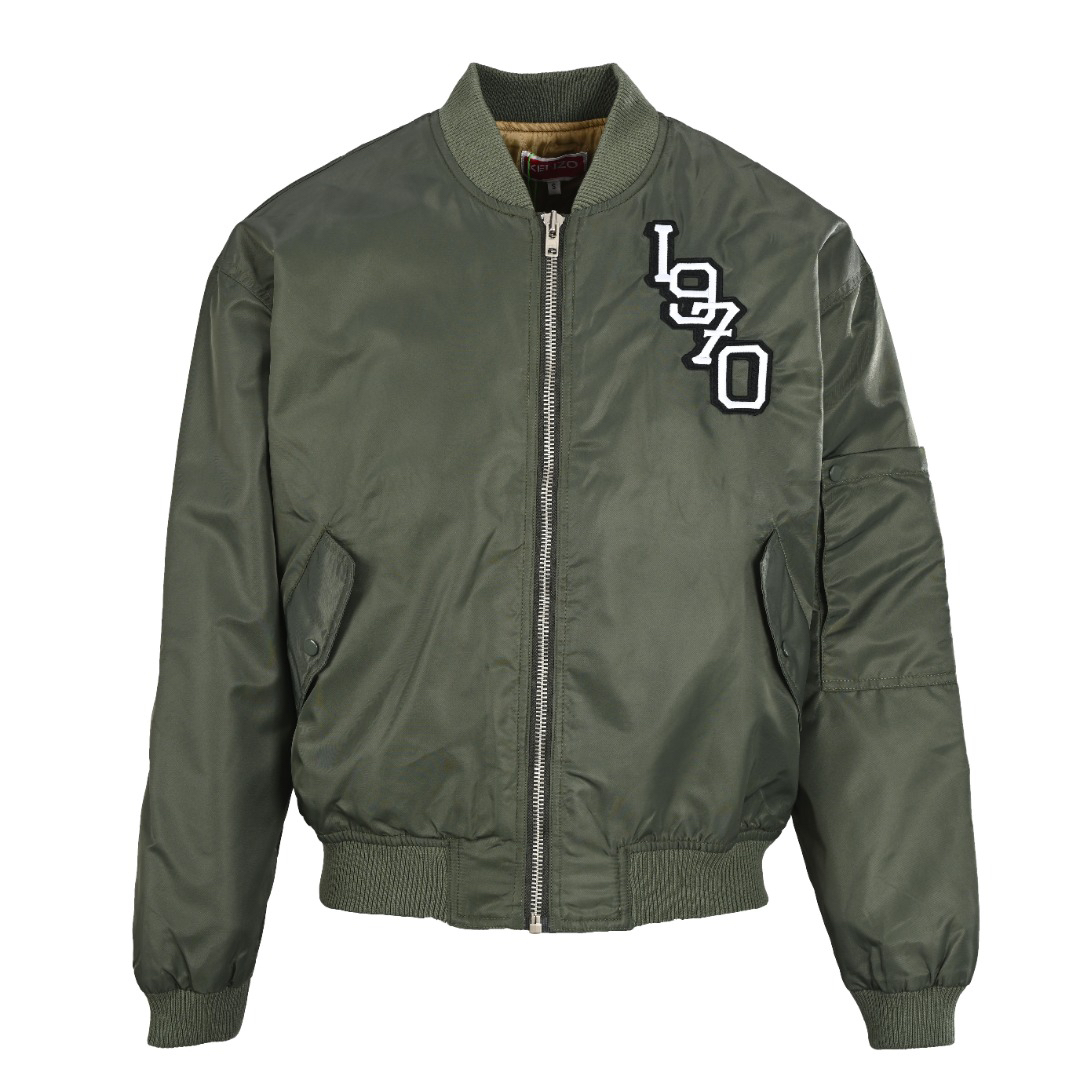 Tiger head embroidered flight suit