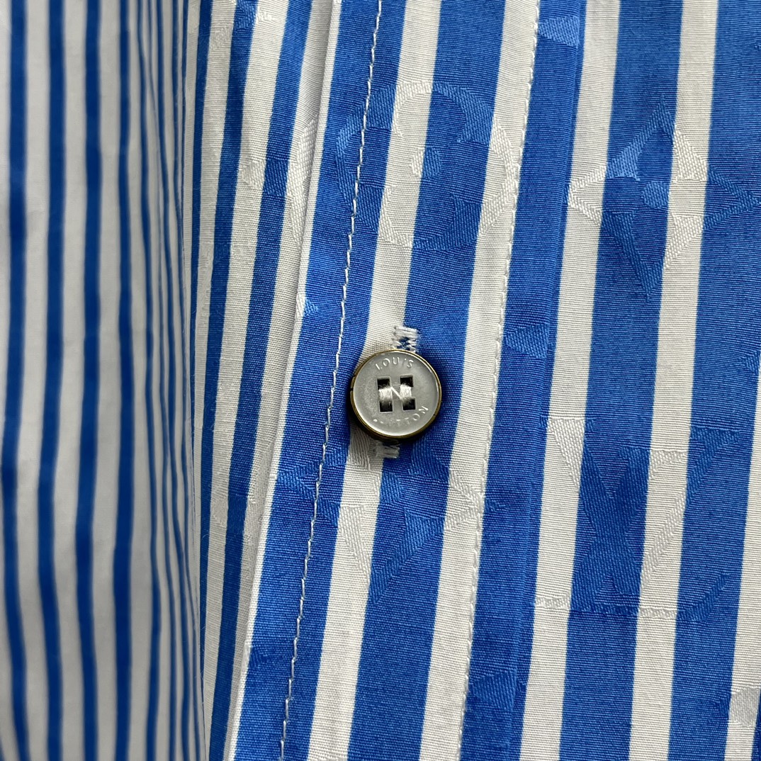 LU Patchwork Striped Shirt