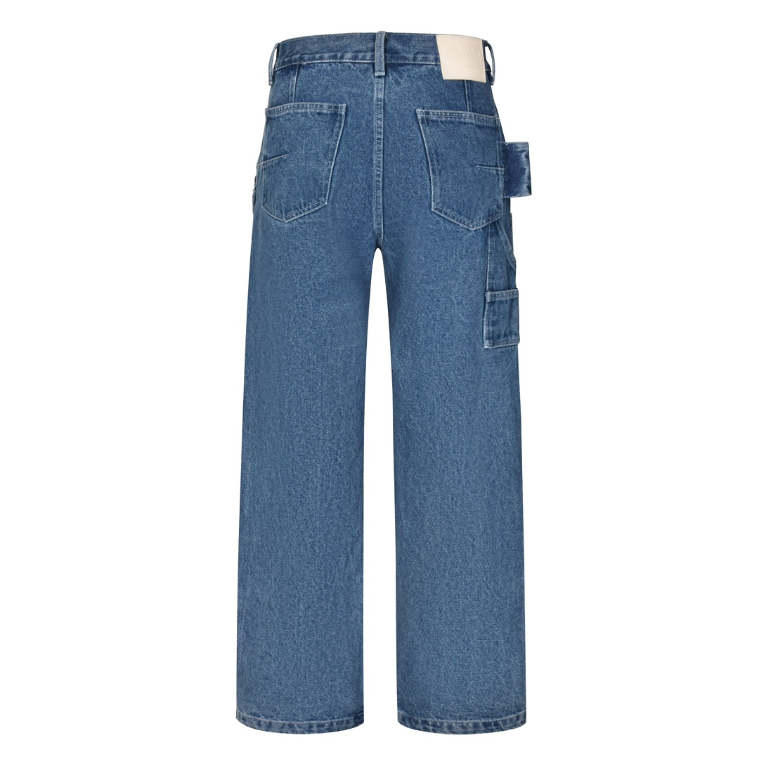 CD 24SS cangeline embroidered denim trousers