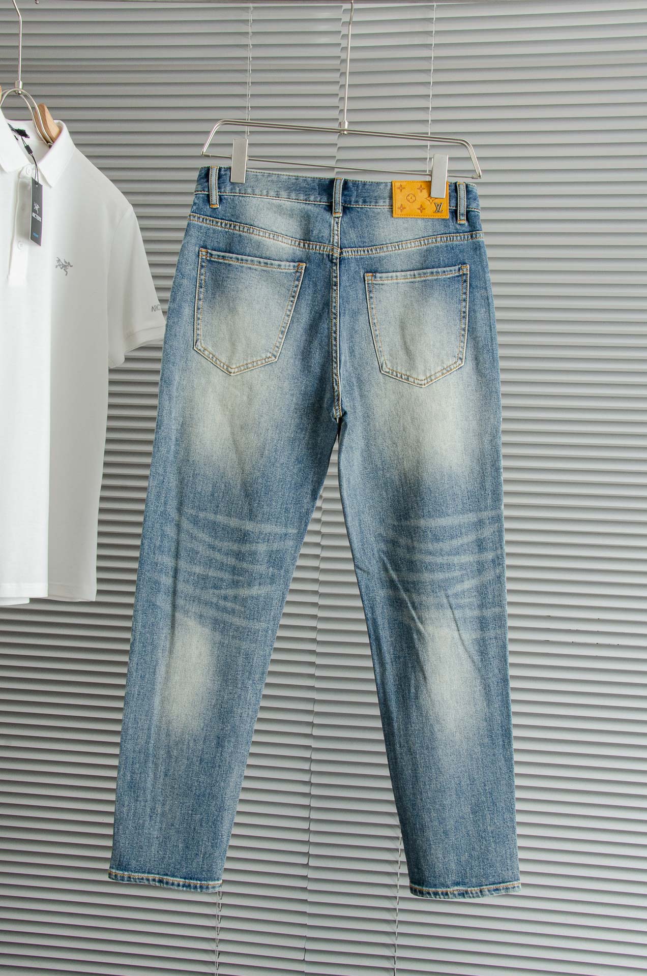 Men's Fashion Straight-Leg Denim Jeans