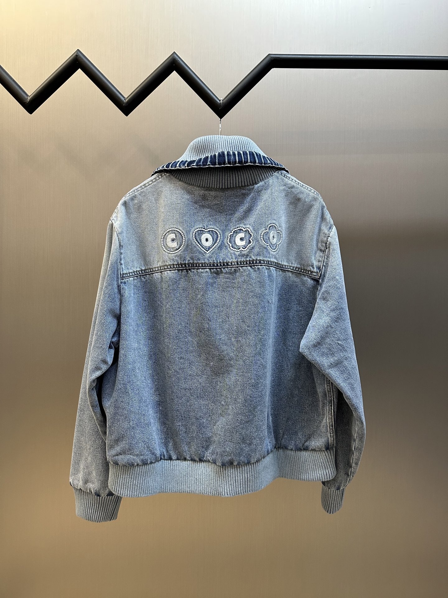 Distressed Denim Jacket