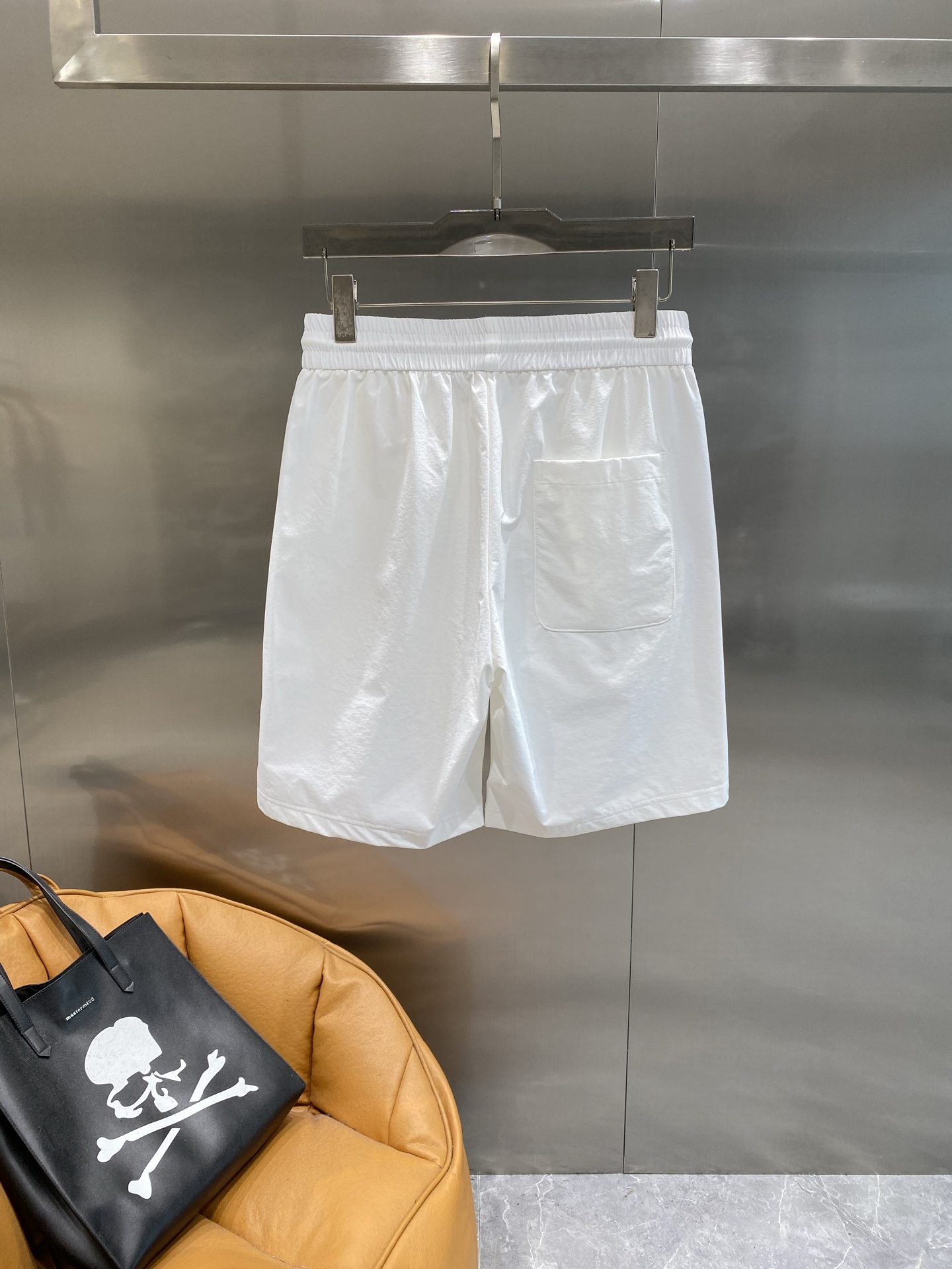 Black Side Printed Shorts