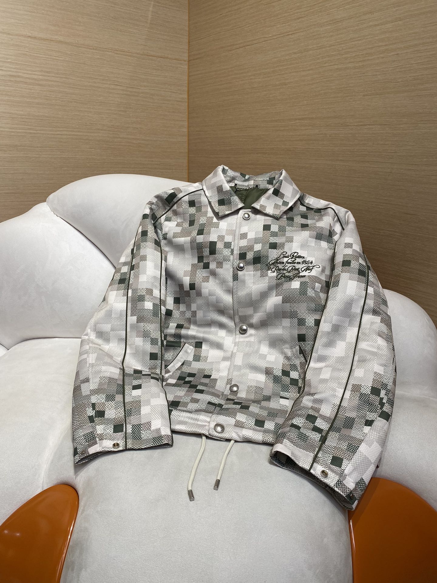 Year of the Snake Limited Edition Plaid Embroidered Coat Jacket