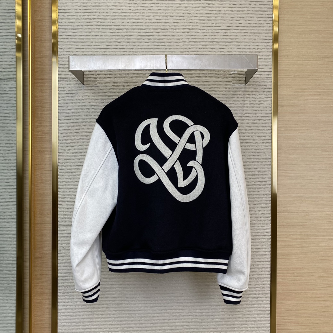 Genuine Leather Baseball Jacket