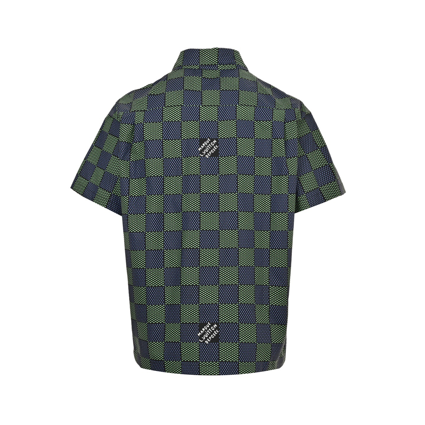 25SS Damier Check Short-Sleeve Shirt
