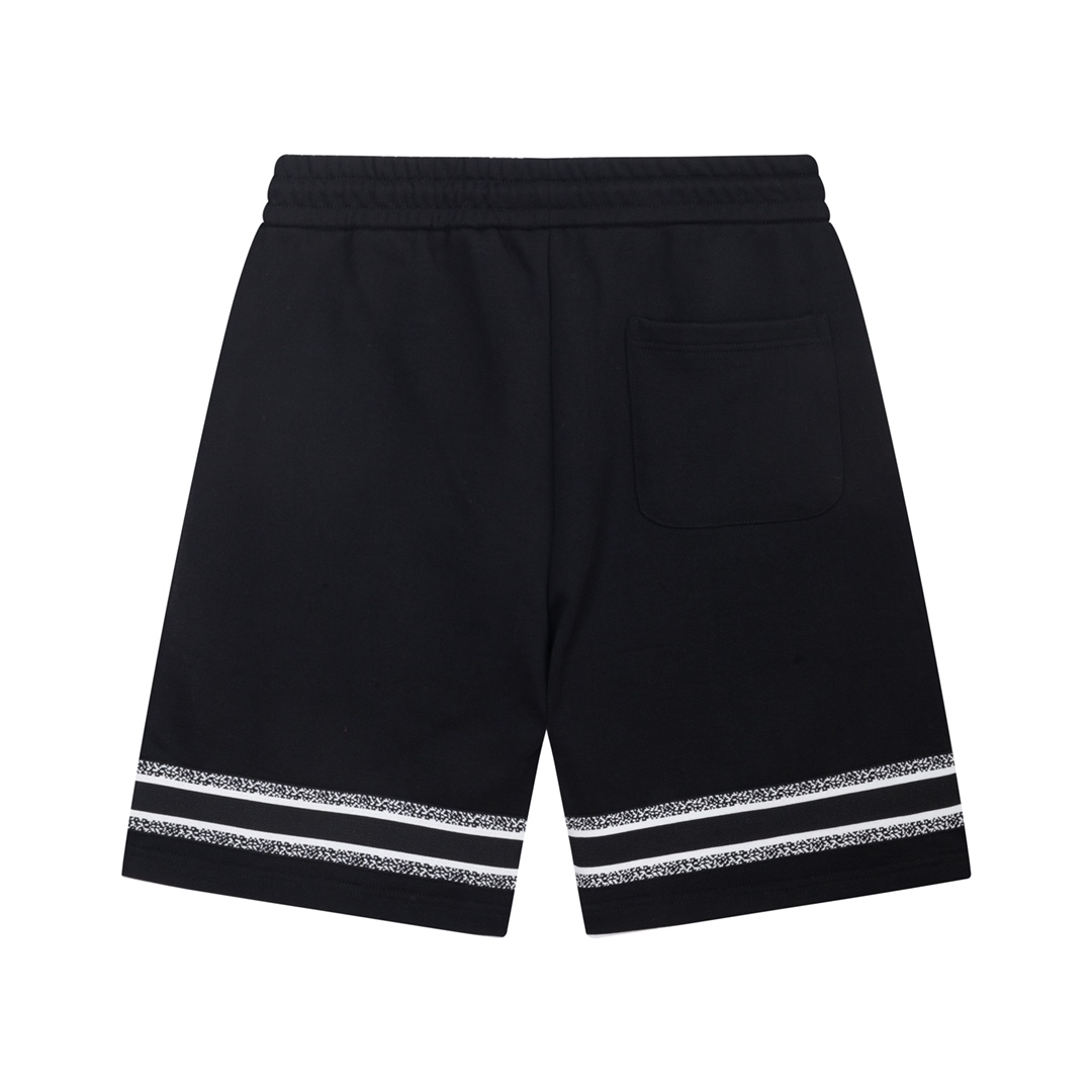 Double G Embroidery Side Stripe Shorts