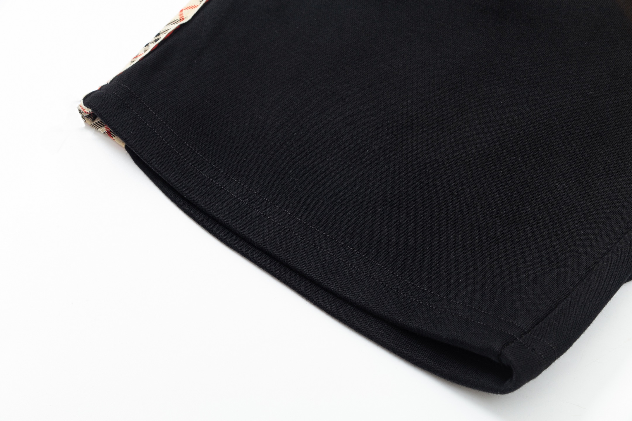 Webbing Patchwork Embroidered Shorts