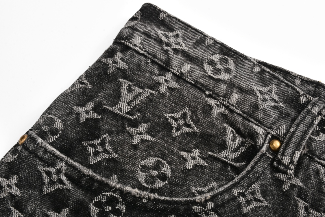 Personalized Printed Ripped Jeans