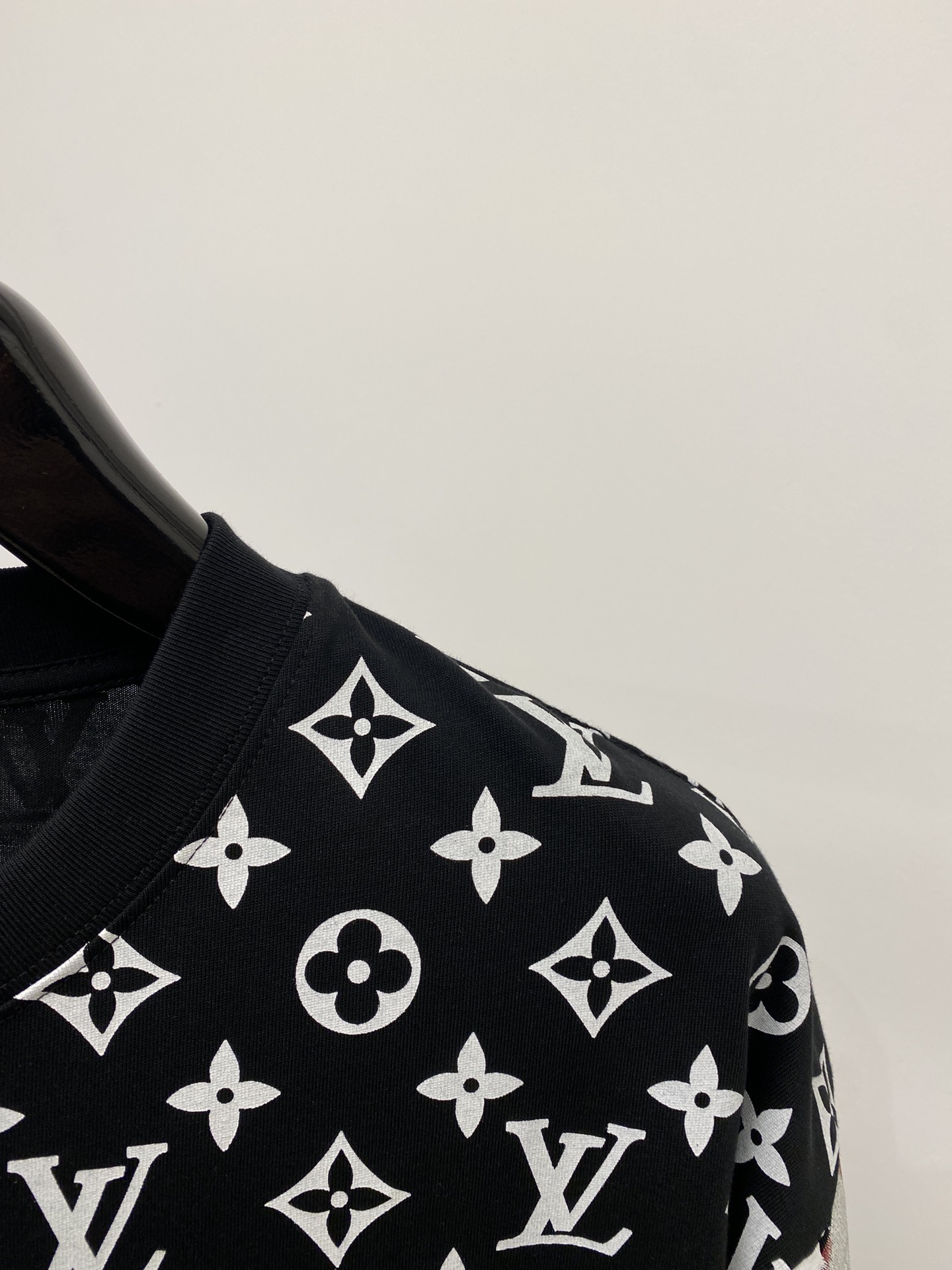 All-over Printed Flame Cloud Crew Neck T-Shirt