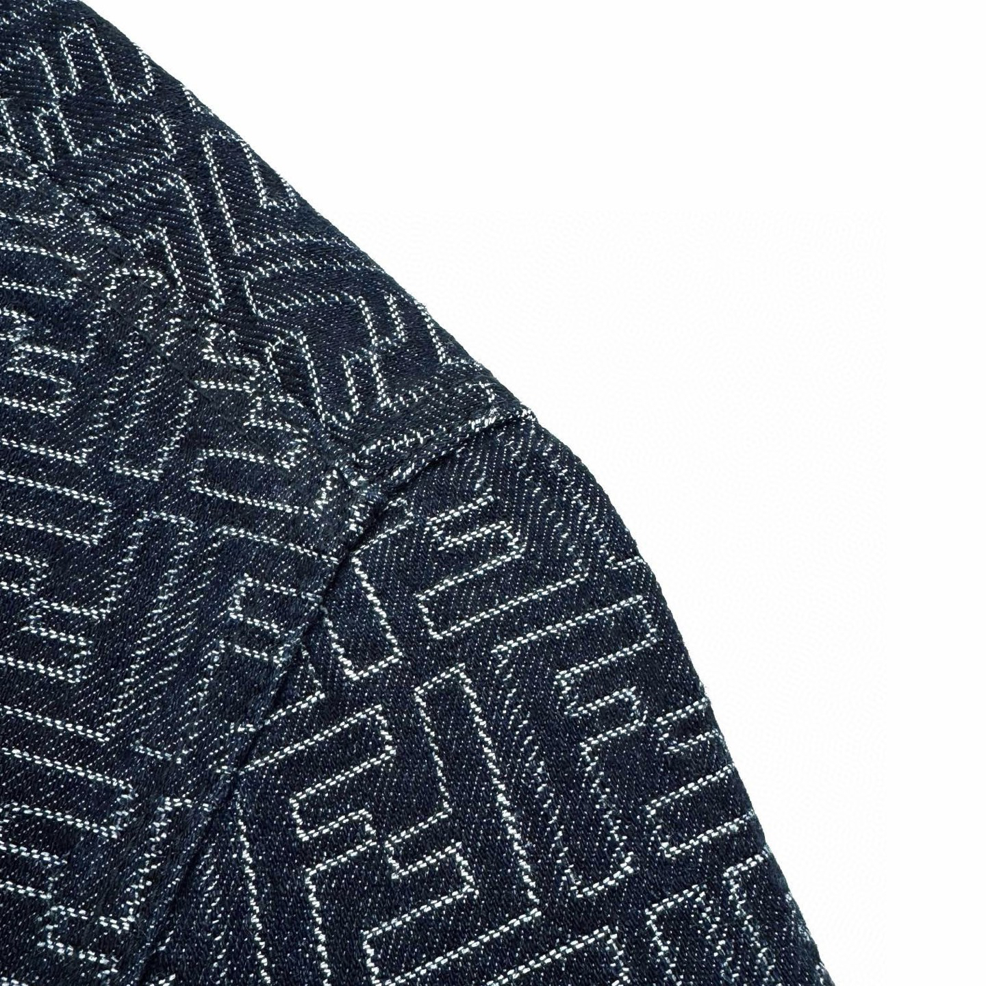 FENDI all-over print jacquard denim jacket