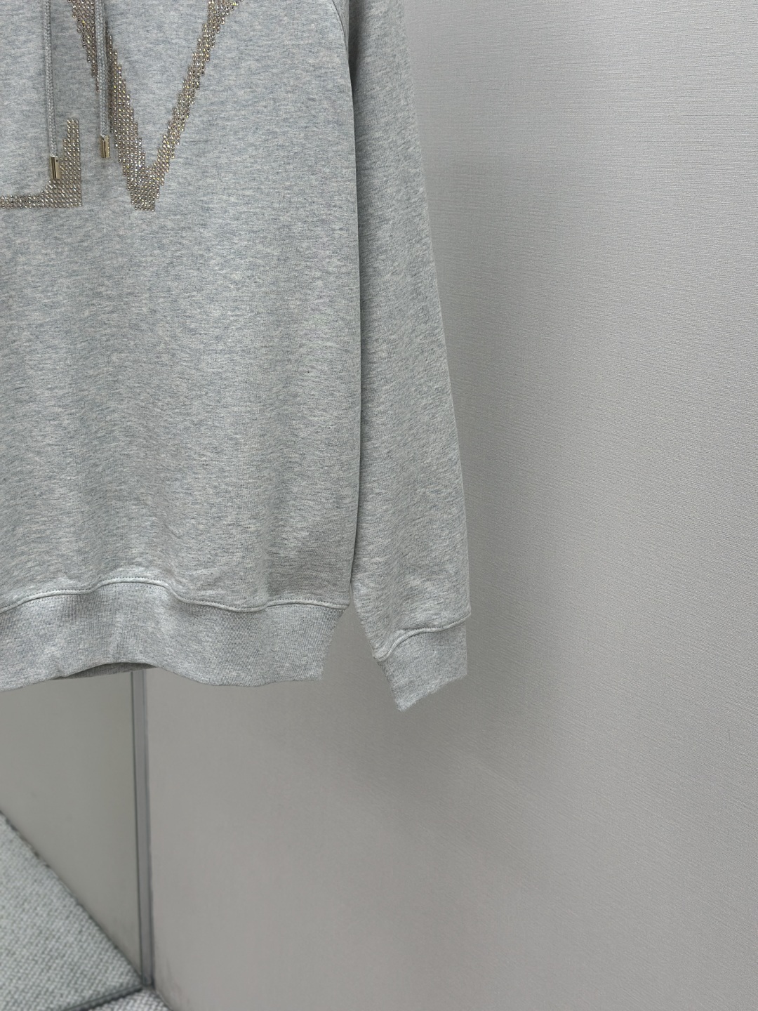 Rhinestone Embellished Hoodie