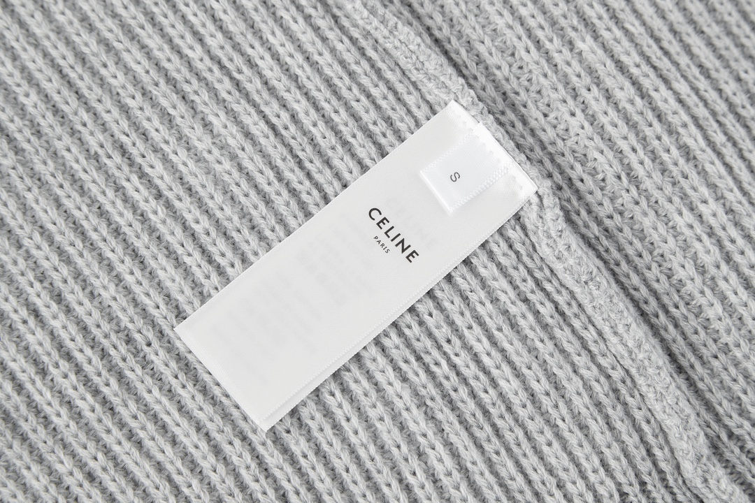 Cuff Jacquard Cashmere Sweater