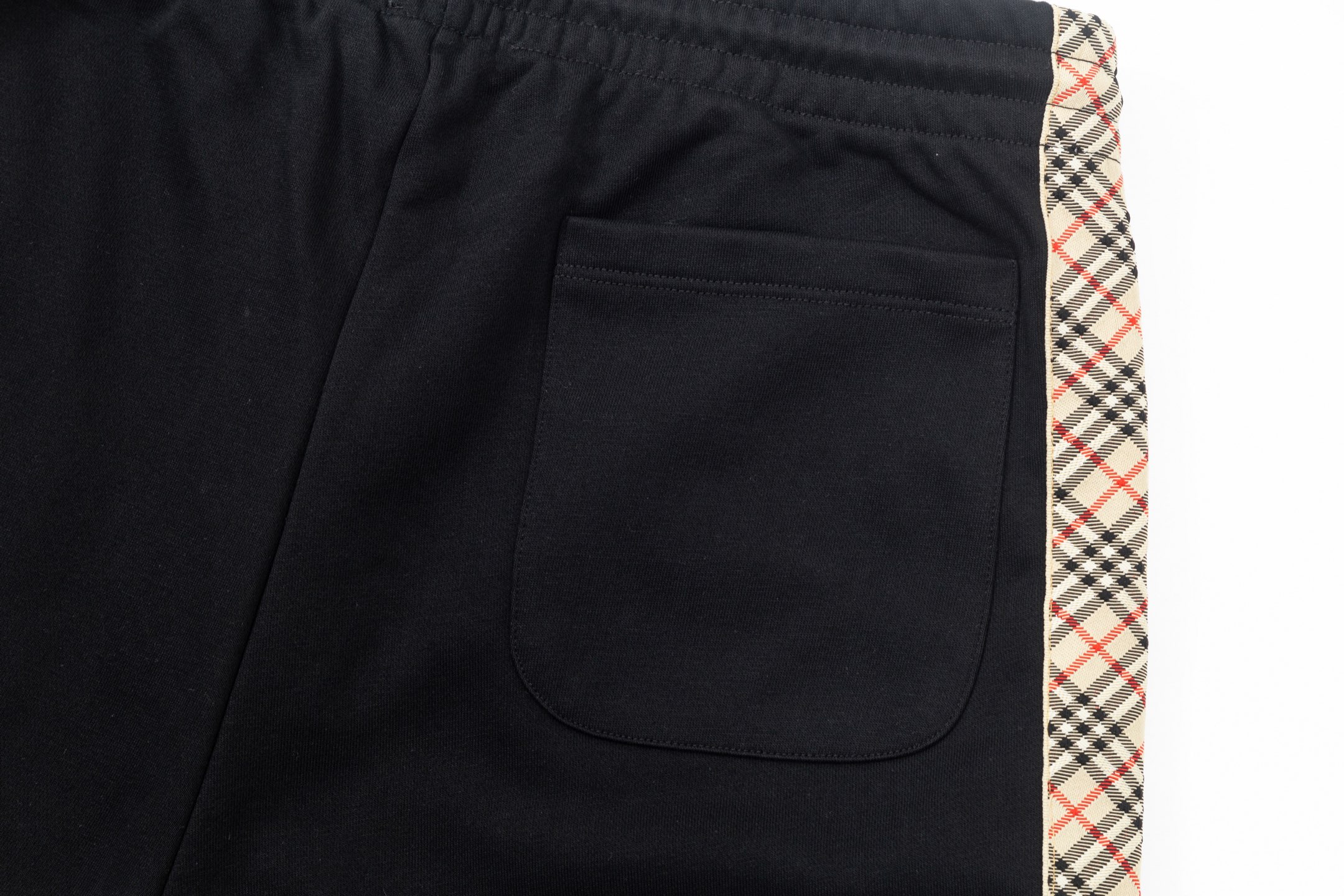 Webbing Patchwork Embroidered Shorts