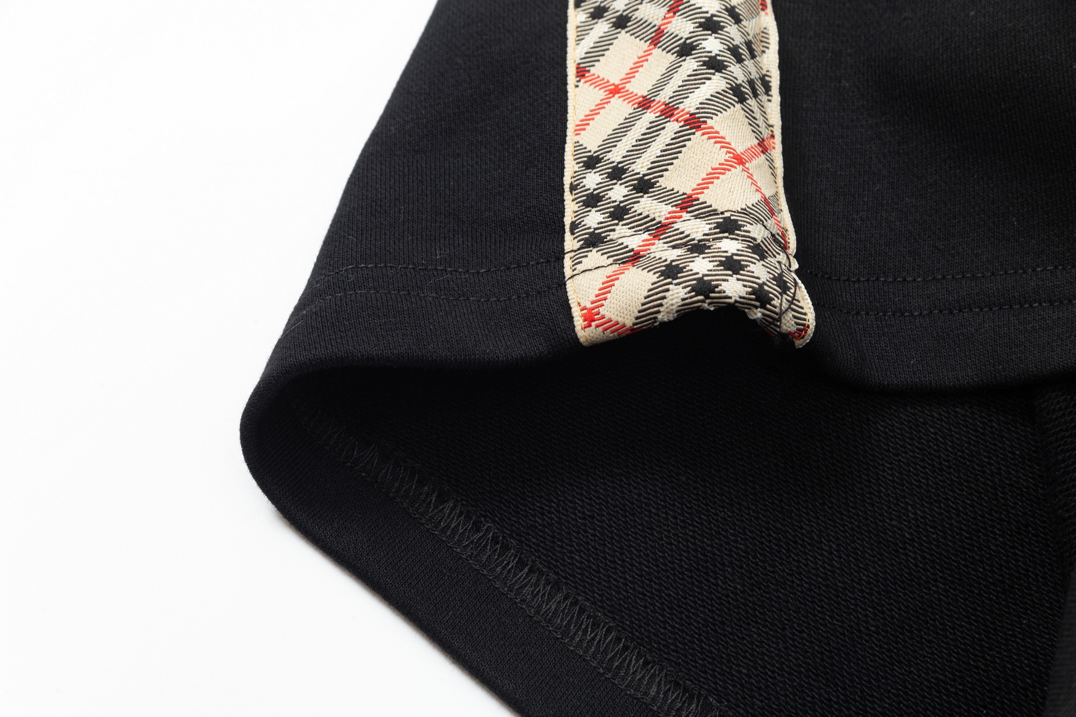 Webbing Patchwork Embroidered Shorts