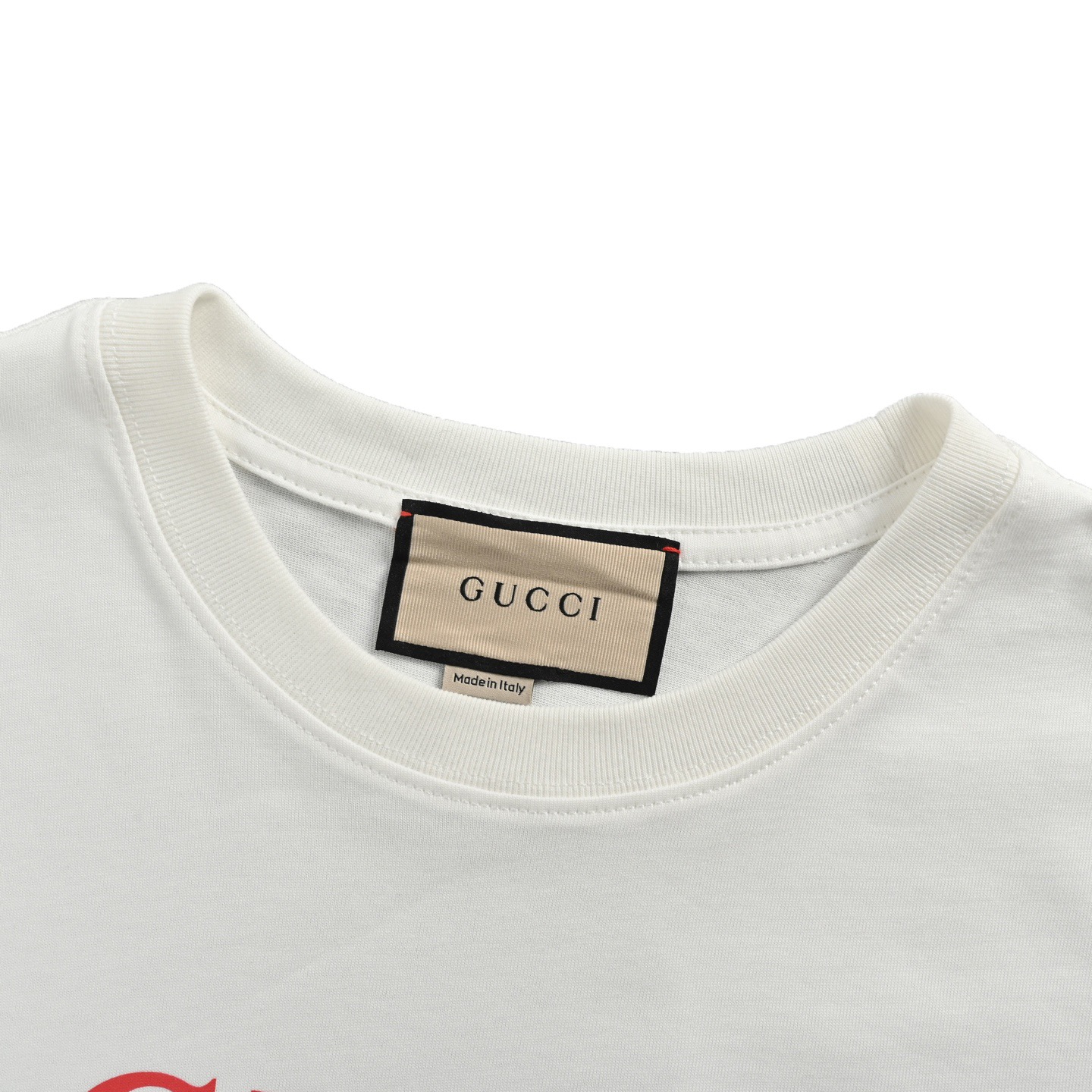 25SS Shadow Belt Logo T-Shirt