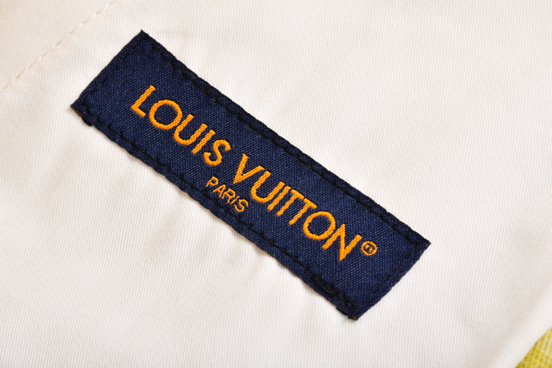 Yellow Gradient Checkerboard Jeans